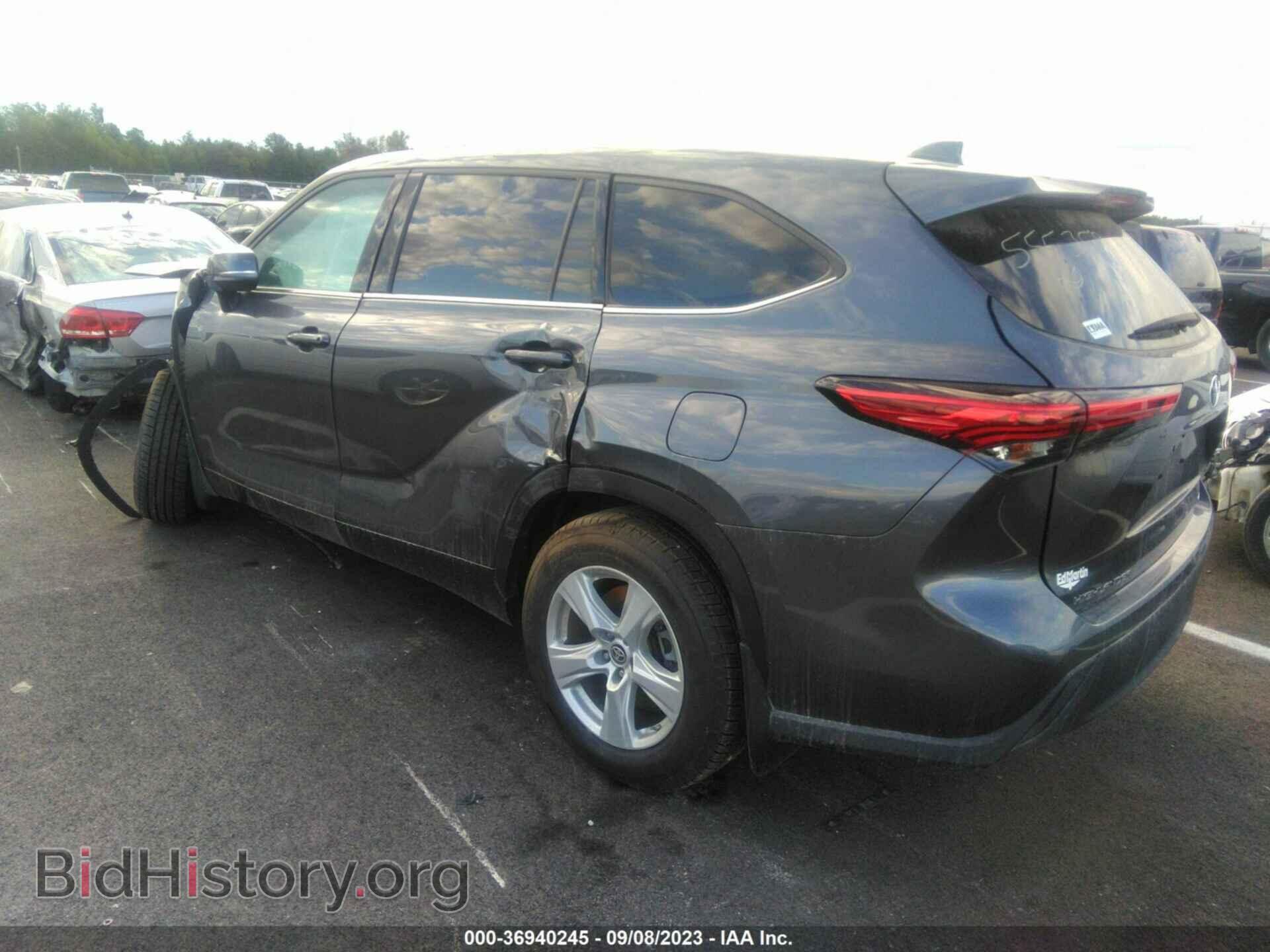 2021 TOYOTA HIGHLANDER - VIN: 5TDCZRBH3MS555358 - Фото 3