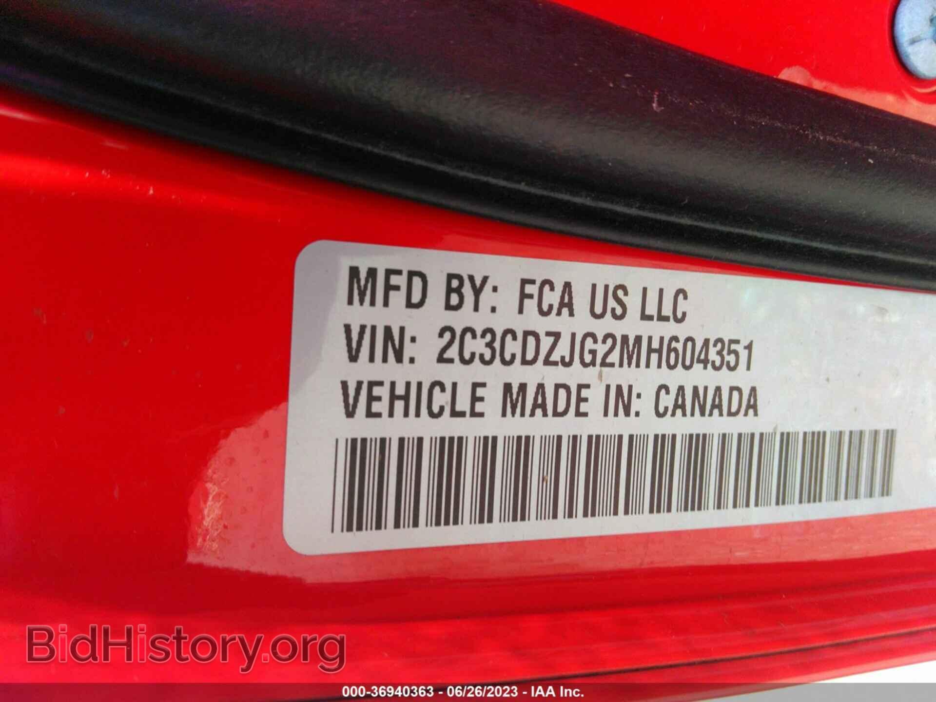 2021 DODGE CHALLENGER - VIN: 2C3CDZJG2MH604351 - Photo 9