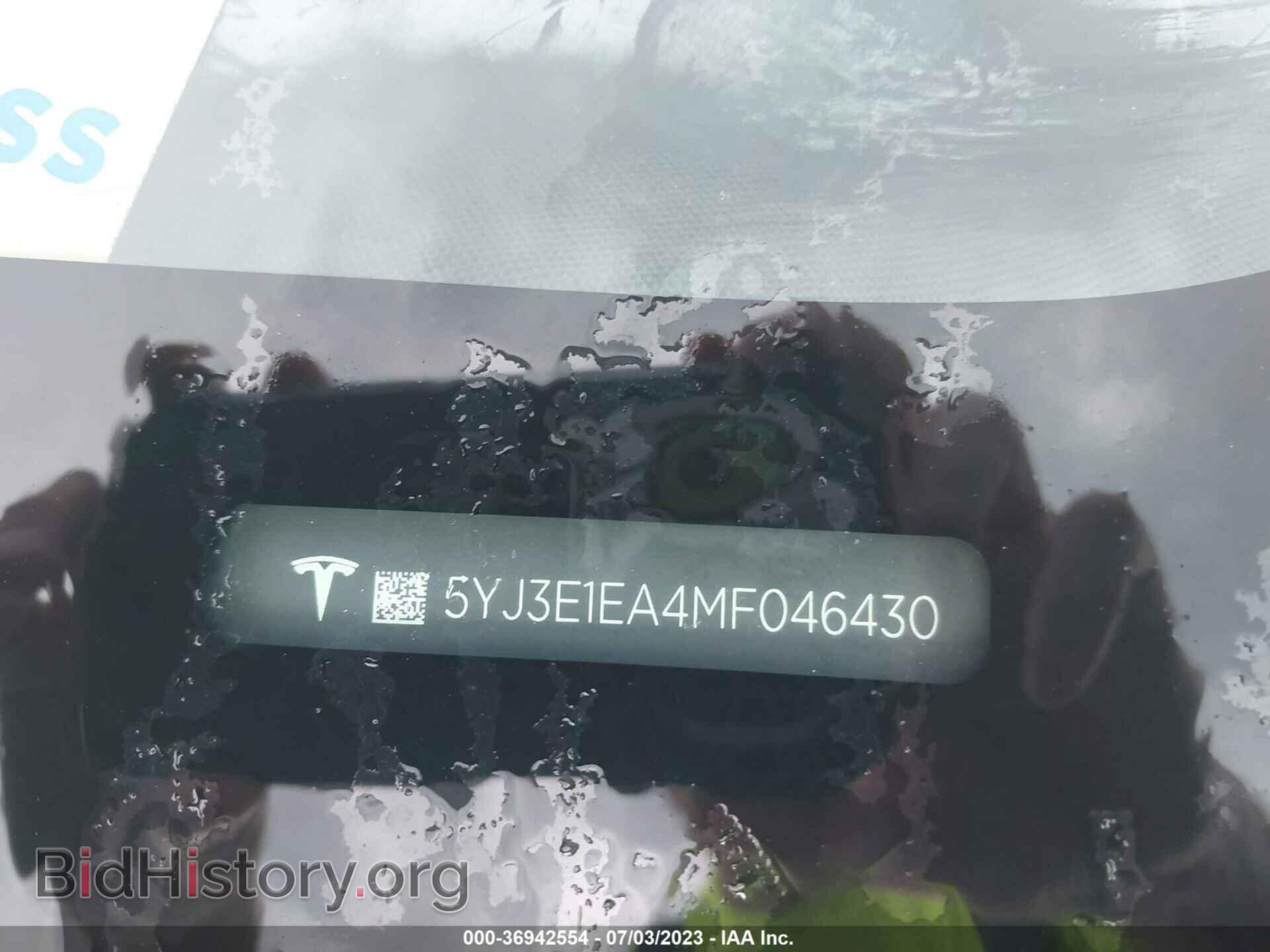 2021 TESLA MODEL 3 - VIN: 5YJ3E1EA4MF046430 - Photo 9