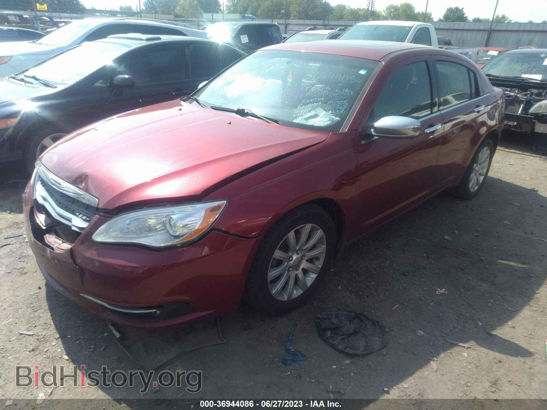 2013 CHRYSLER 200 - VIN: 1C3CCBCG7DN629552 - Photo 2