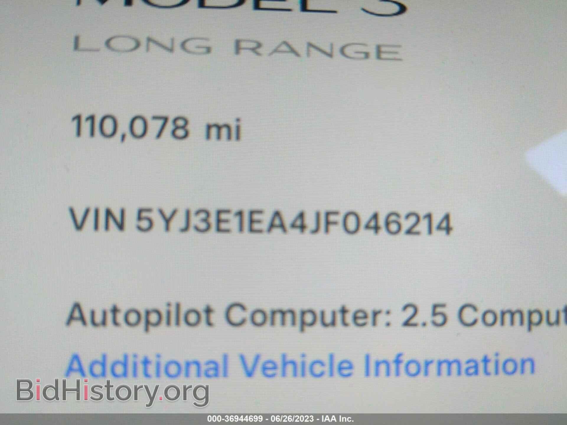 2018 TESLA MODEL 3 - VIN: 5YJ3E1EA4JF046214 - Фото 7
