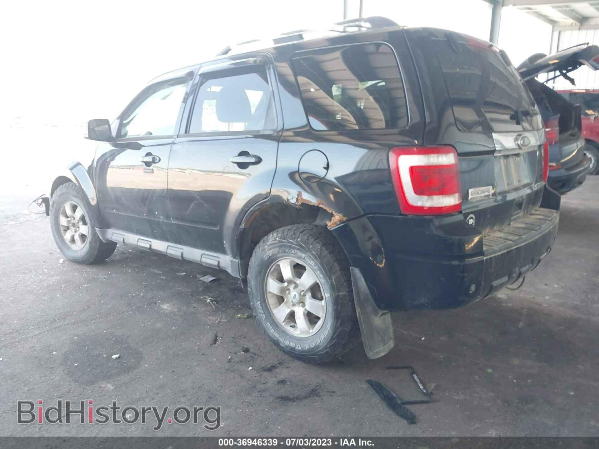 2010 FORD ESCAPE - VIN: 1FMCU9E72AKB40628 - Фото 3