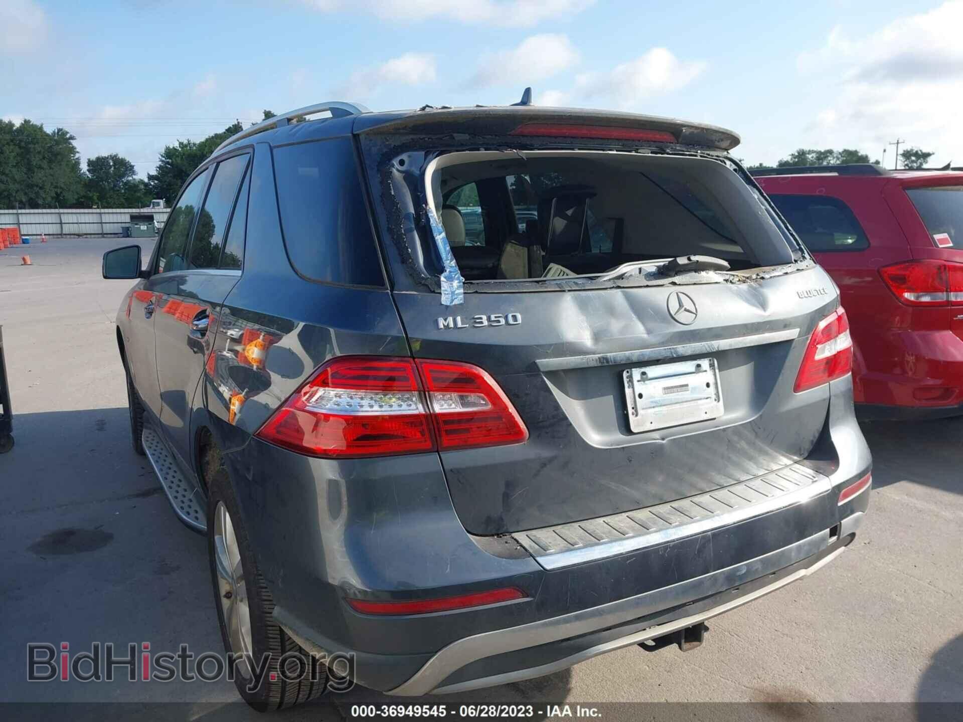 2012 MERCEDES-BENZ M-CLASS - VIN: 4JGDA2EBXCA072516 - Фото 3
