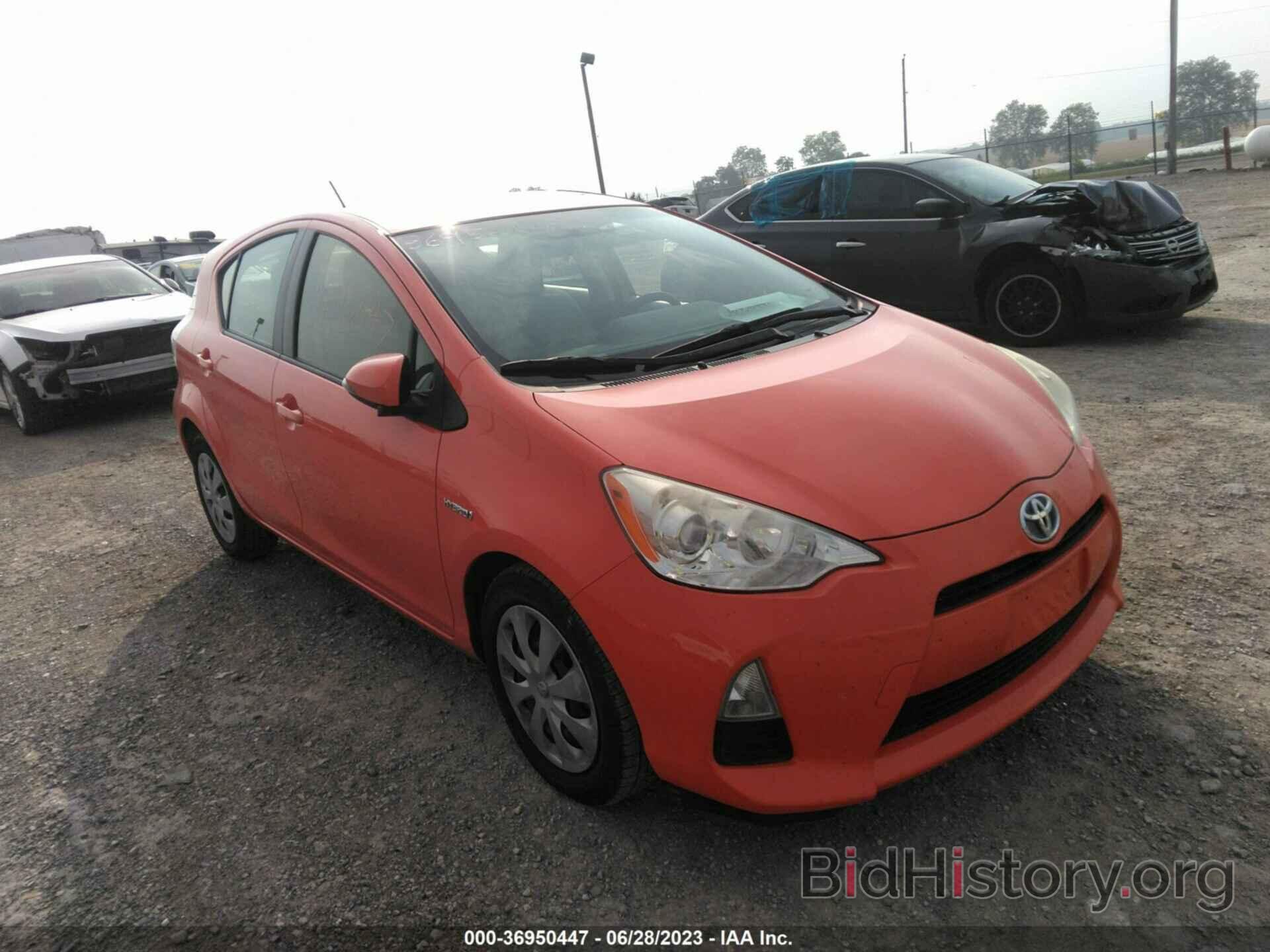 Photo JTDKDTB35C1010205 - TOYOTA PRIUS C 2012