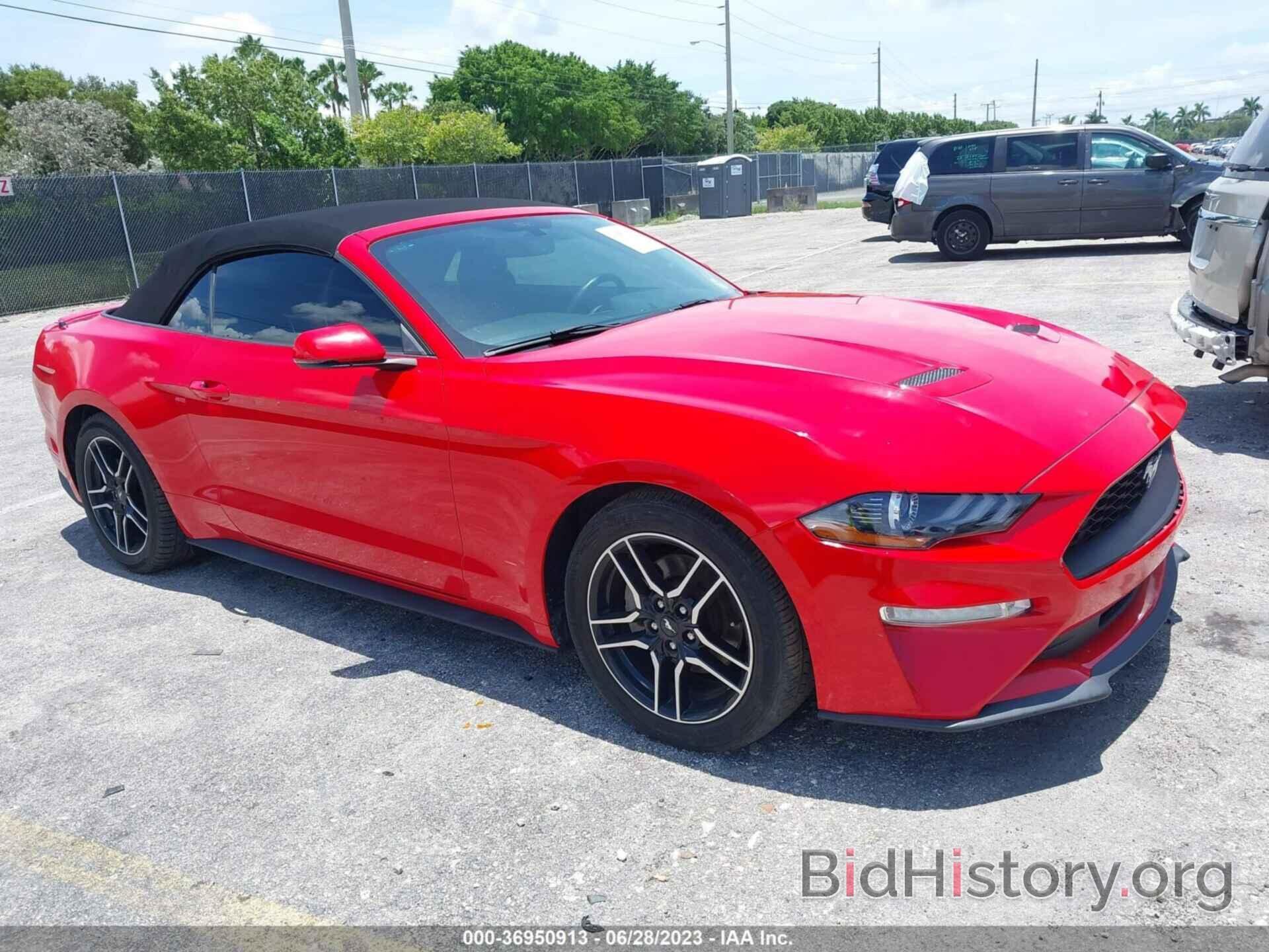 Photo 1FATP8UH0J5132936 - FORD MUSTANG 2018