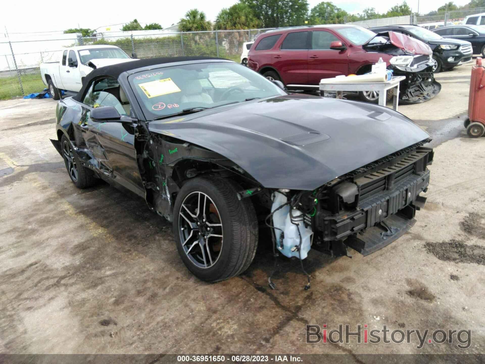 Photo 1FATP8UH9J5177079 - FORD MUSTANG 2018