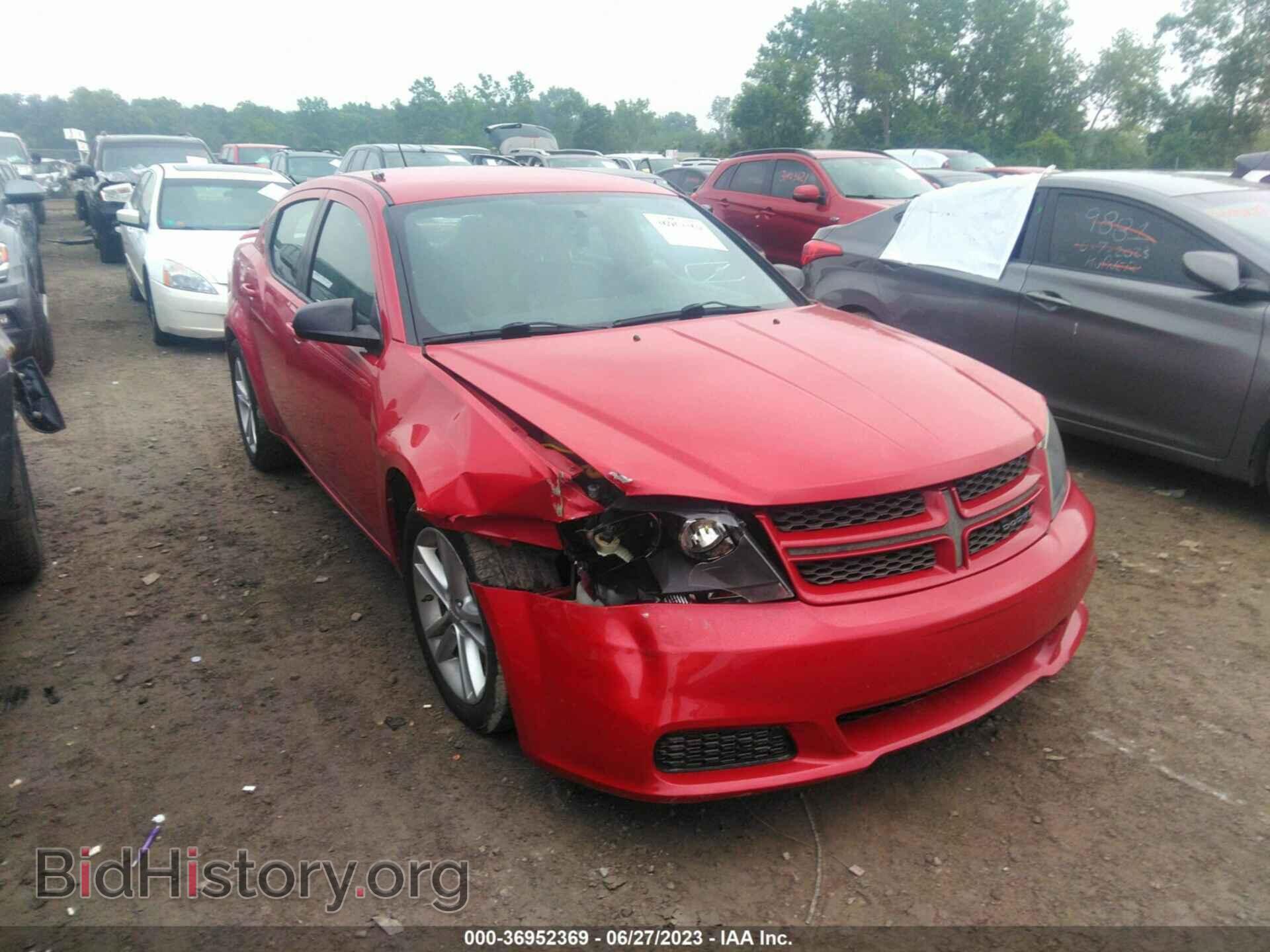 Фотография 1C3CDZAG5DN748810 - DODGE AVENGER 2013