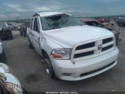 2012 RAM 1500 Express, white — VIN 1C6RD6FT4CS322799, IAAI