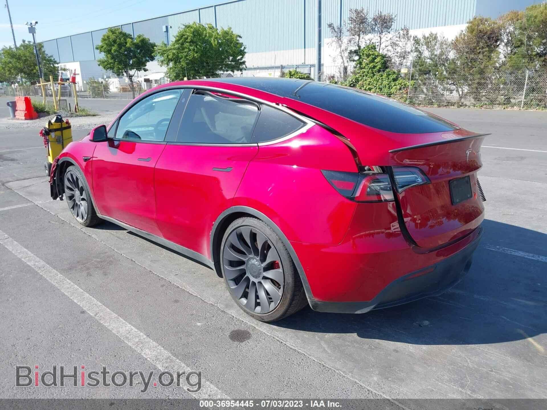 2021 TESLA MODEL Y - VIN: 5YJYGDEF2MF098510 - Фото 3