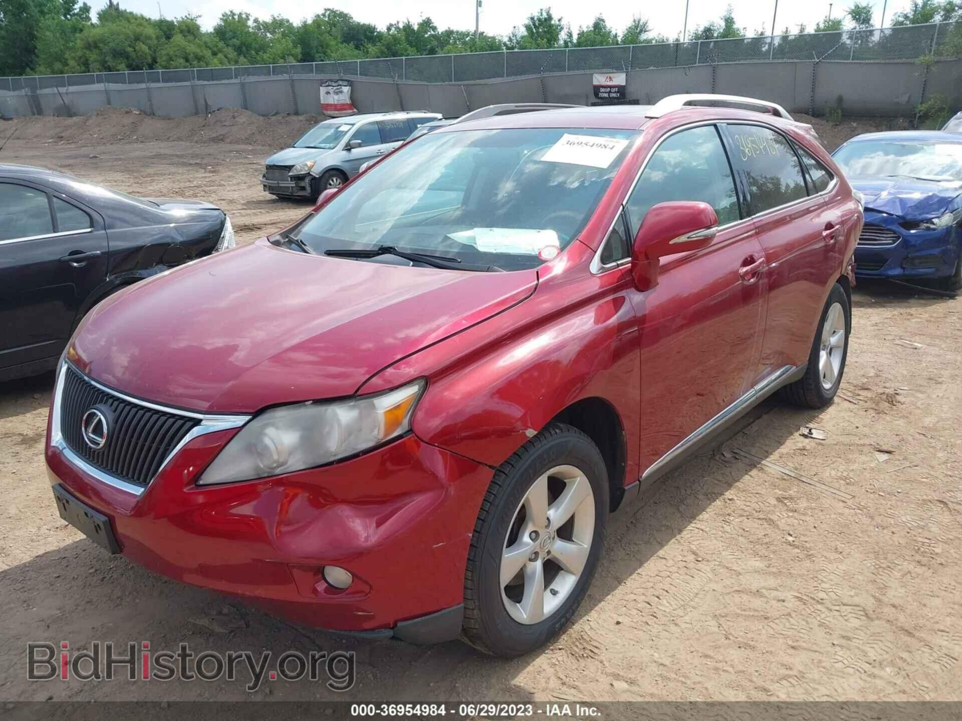 2010 LEXUS RX 350 - VIN: 2T2BK1BA6AC009951 - Фото 2