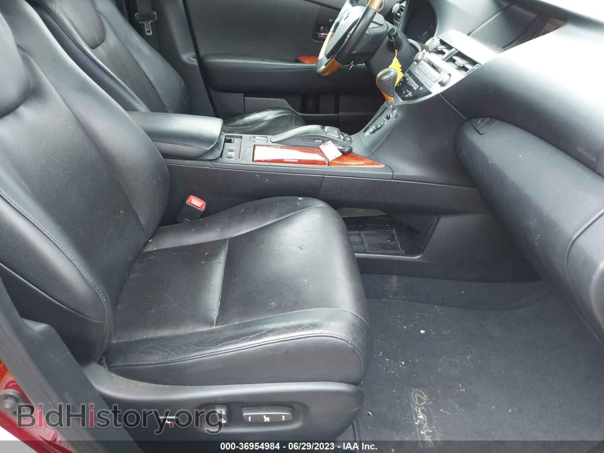 2010 LEXUS RX 350 - VIN: 2T2BK1BA6AC009951 - Фото 5