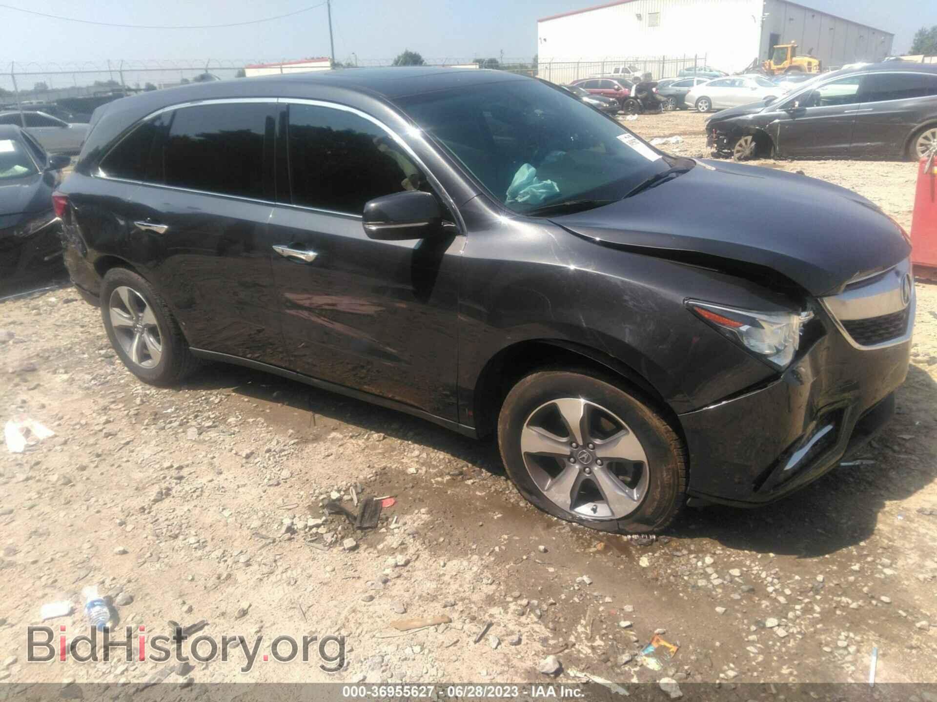 Фотография 5FRYD3H27GB019282 - ACURA MDX 2016