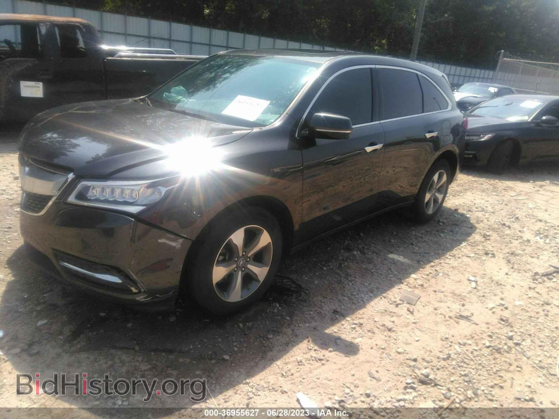 2016 ACURA MDX - VIN: 5FRYD3H27GB019282 - Фото 2