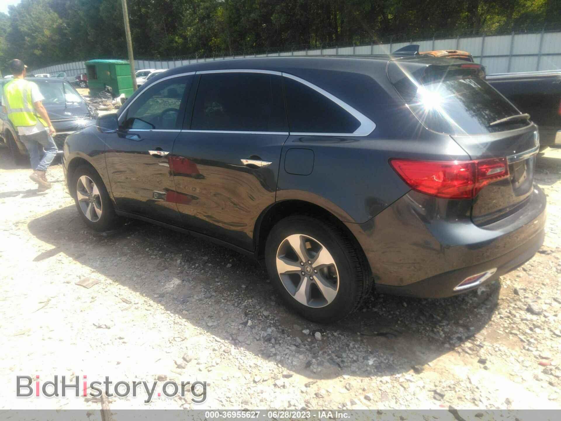 2016 ACURA MDX - VIN: 5FRYD3H27GB019282 - Фото 3