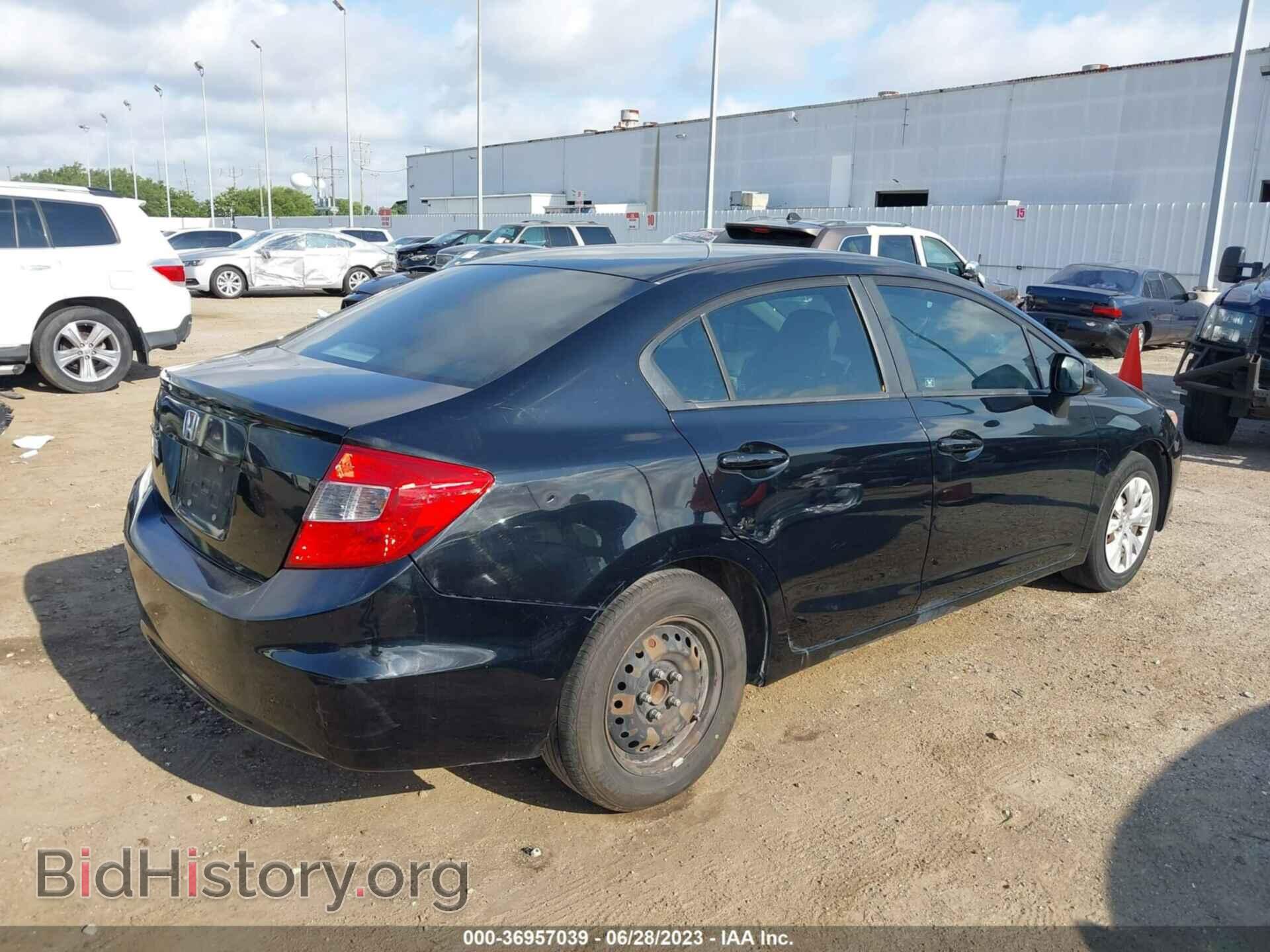 2012 HONDA CIVIC SDN - VIN: 2HGFB2F51CH332338 - Фото 4