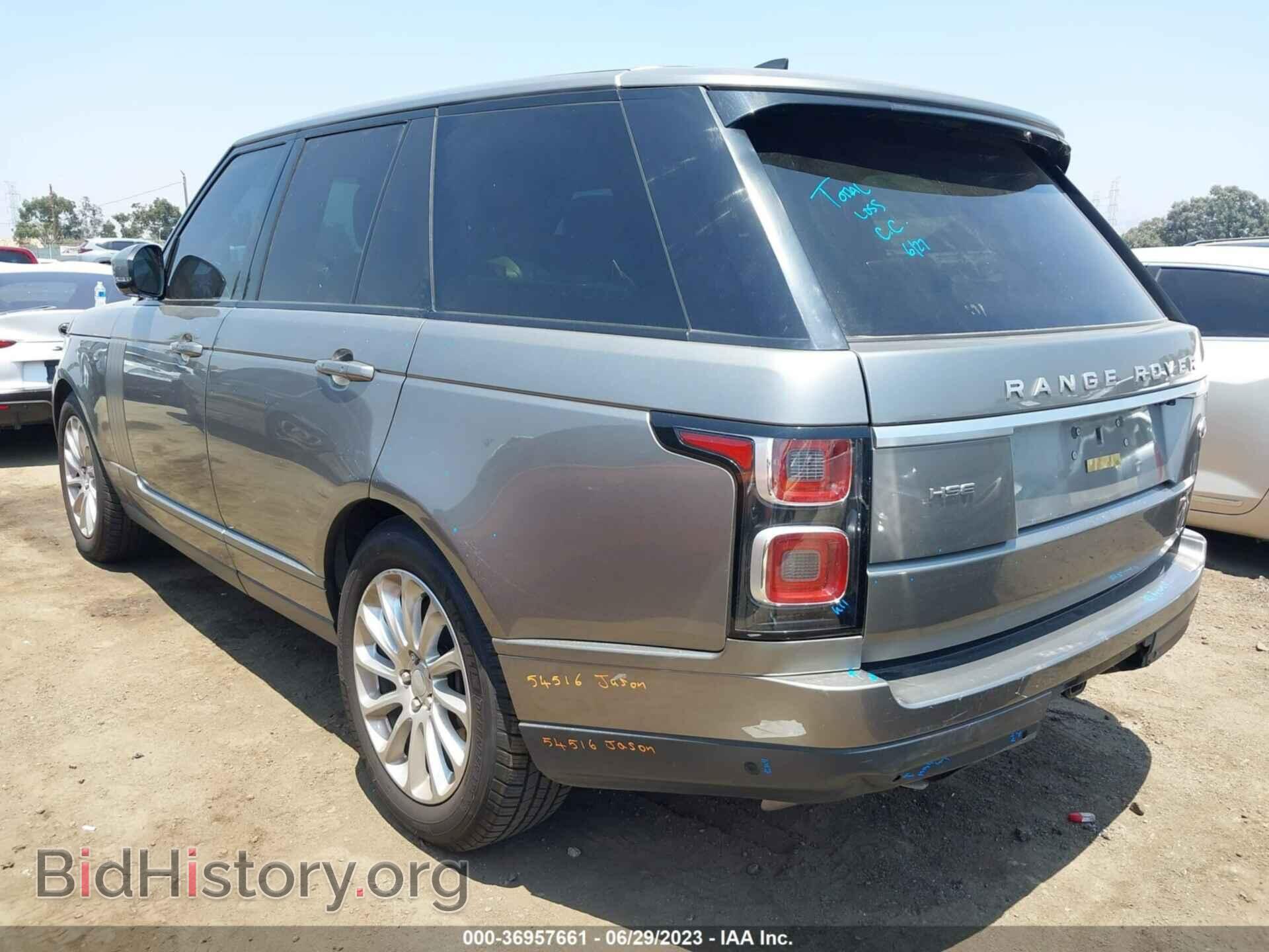2018 LAND ROVER RANGE ROVER - VIN: SALGS2SVXJA513743 - Фото 3