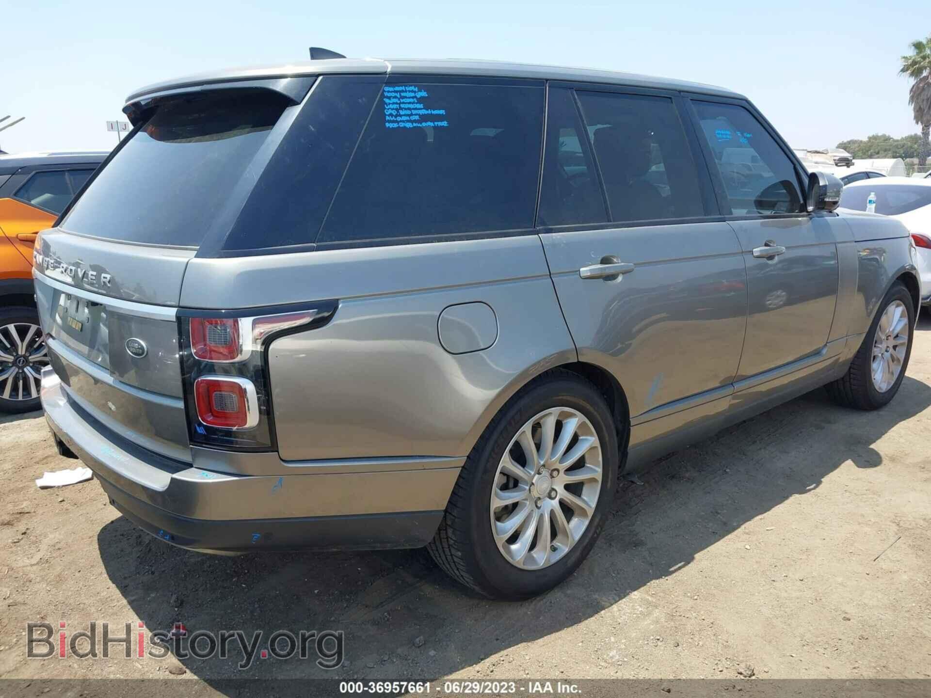 2018 LAND ROVER RANGE ROVER - VIN: SALGS2SVXJA513743 - Фото 4