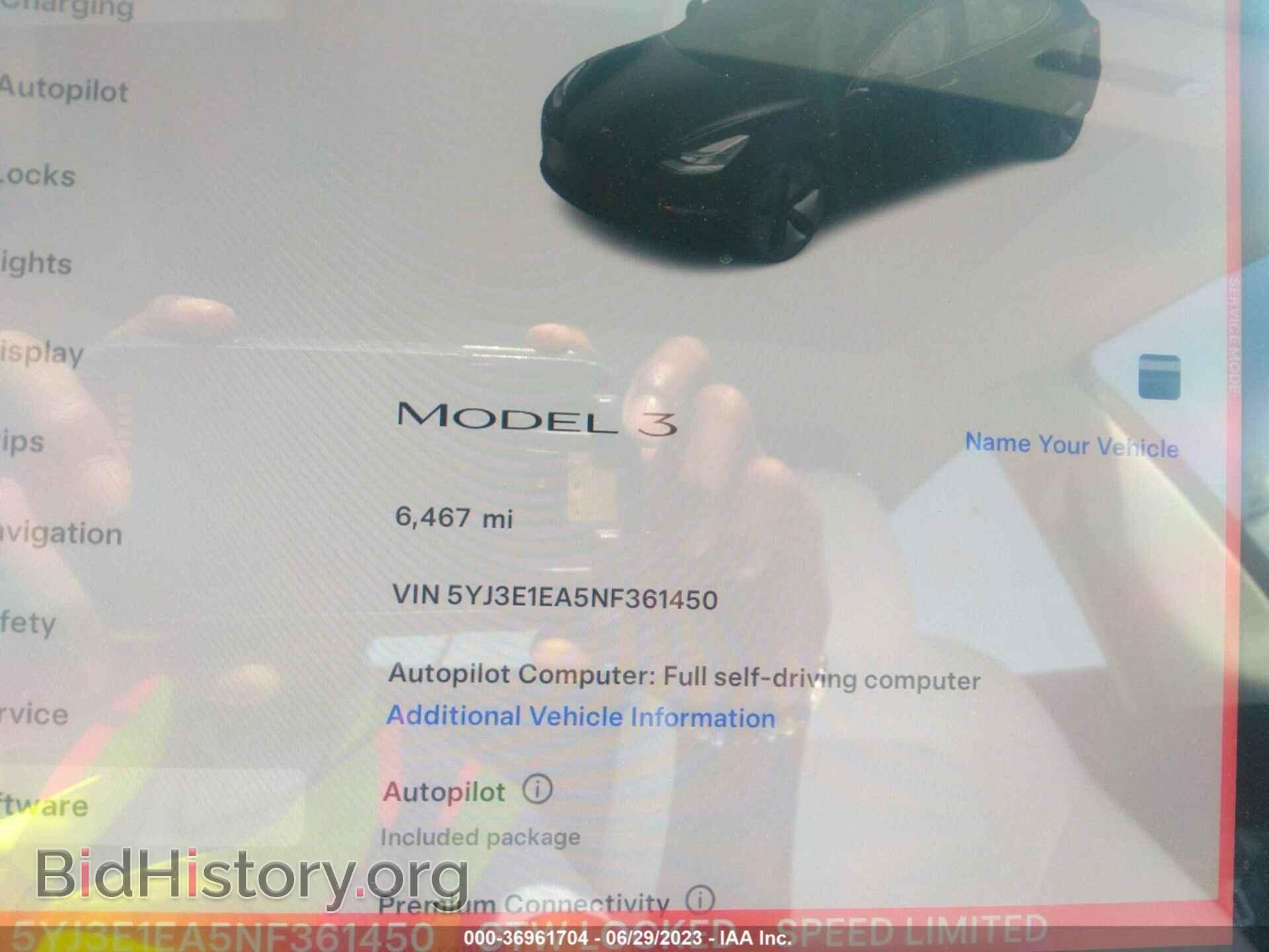 2022 TESLA MODEL 3 - VIN: 5YJ3E1EA5NF361450 - Photo 7
