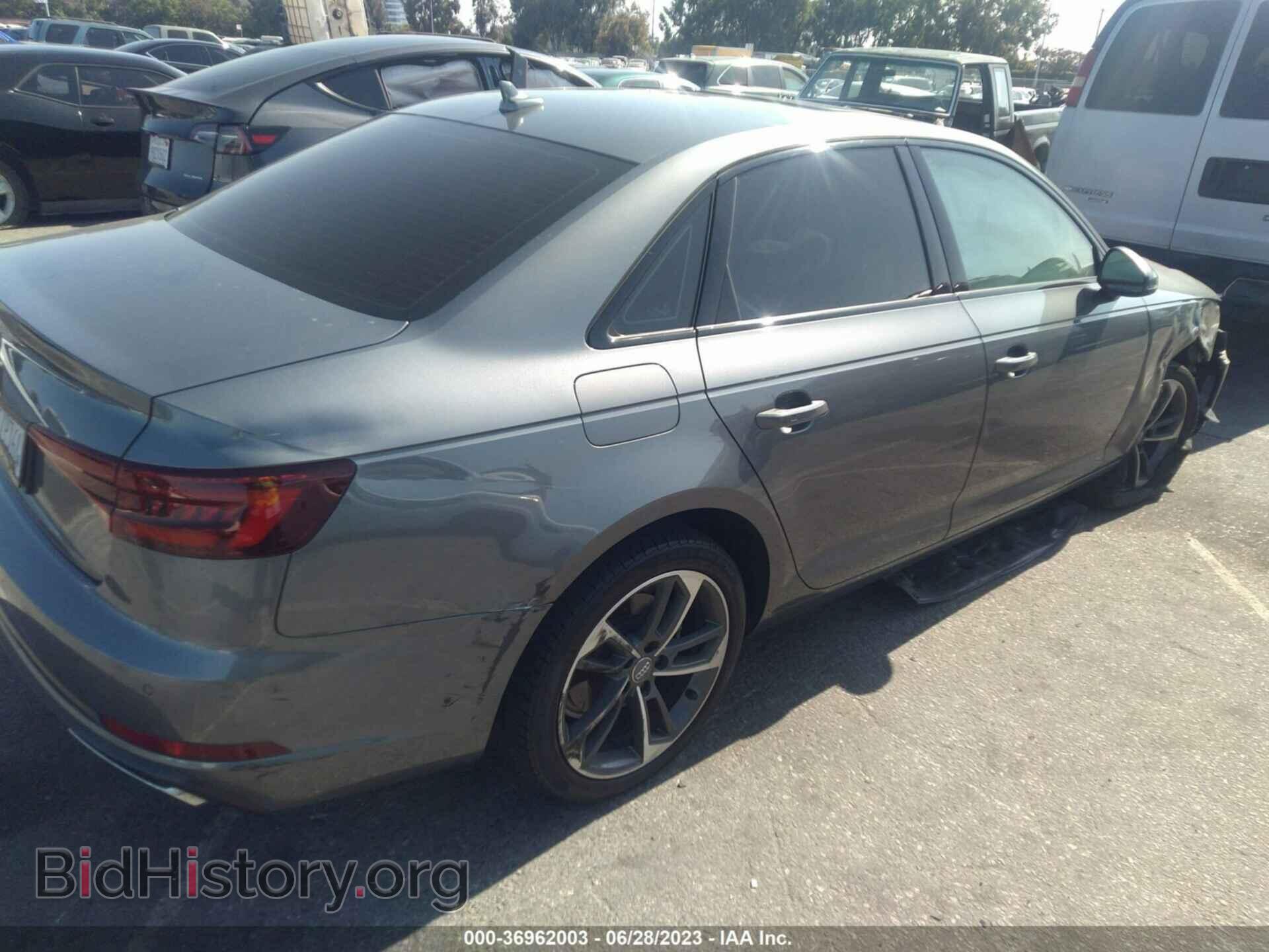 2019 AUDI A4 - VIN: WAUGMAF44KN020516 - Фото 4