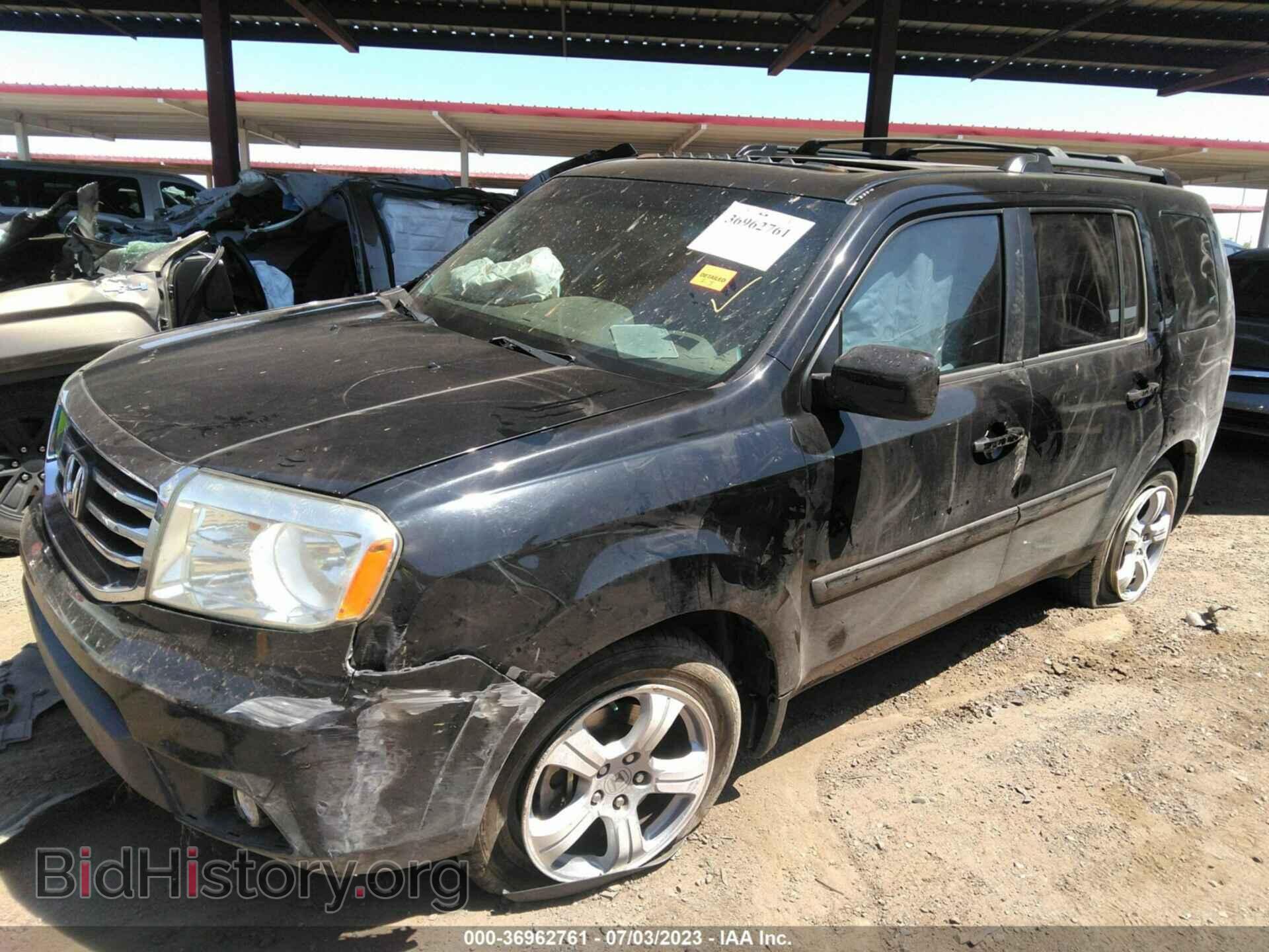 2012 HONDA PILOT - VIN: 5FNYF3H58CB037502 - Фото 2