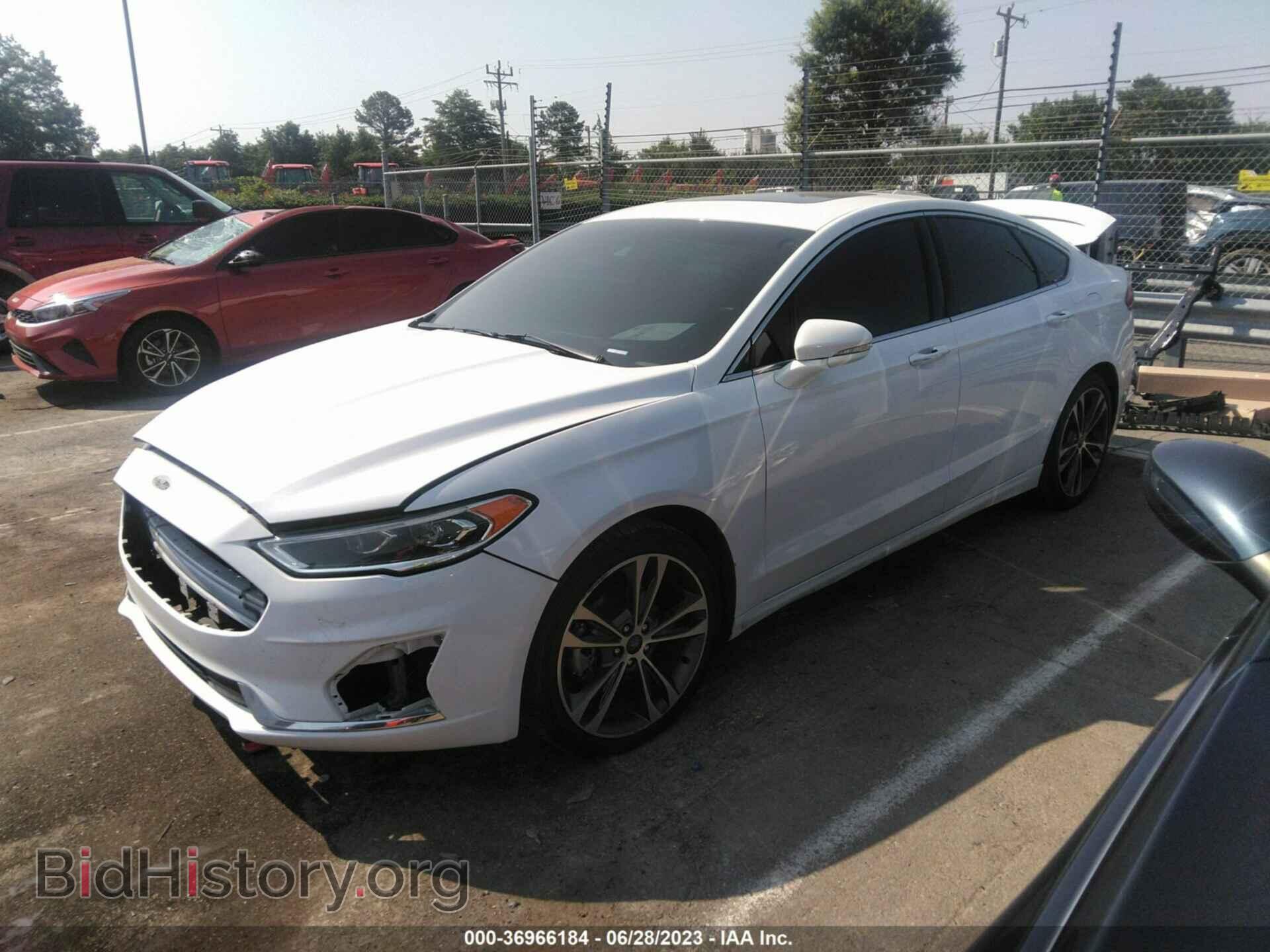 2019 FORD FUSION - VIN: 3FA6P0D97KR184389 - Фото 2
