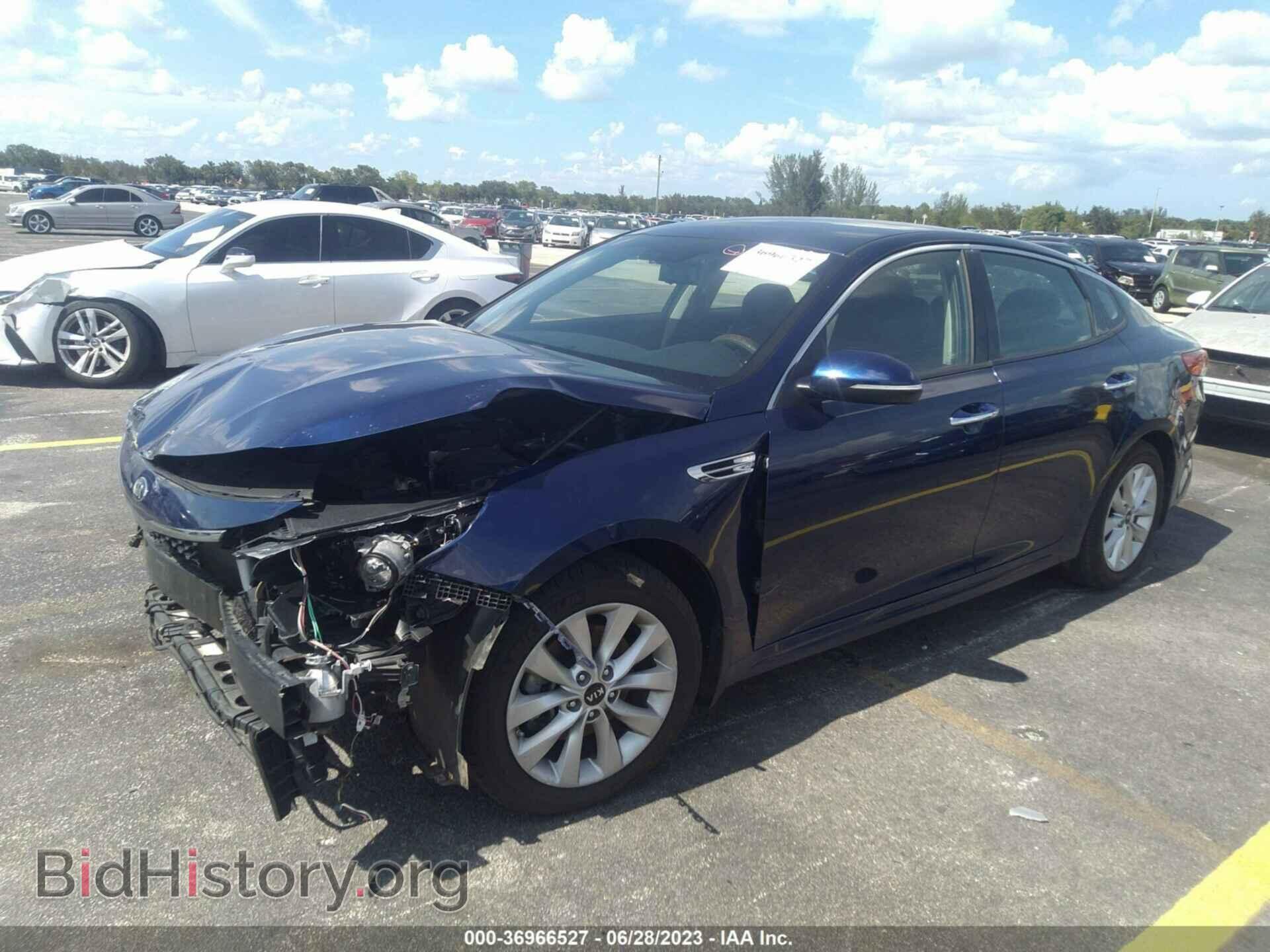 2016 KIA OPTIMA - VIN: 5XXGU4L31GG084578 - Фото 2