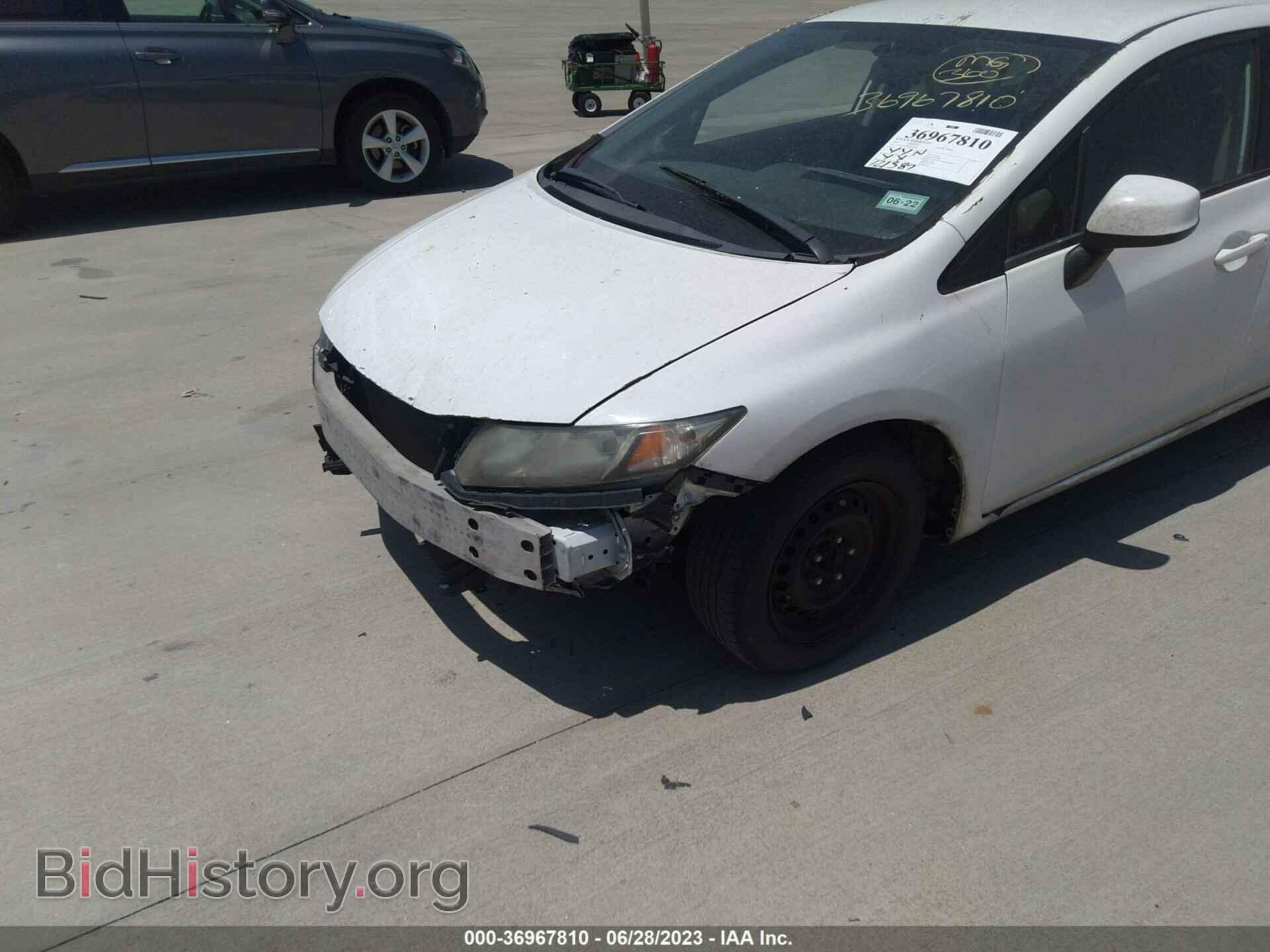 2013 HONDA CIVIC SDN - VIN: 2HGFB2F50DH574829 - Фото 6