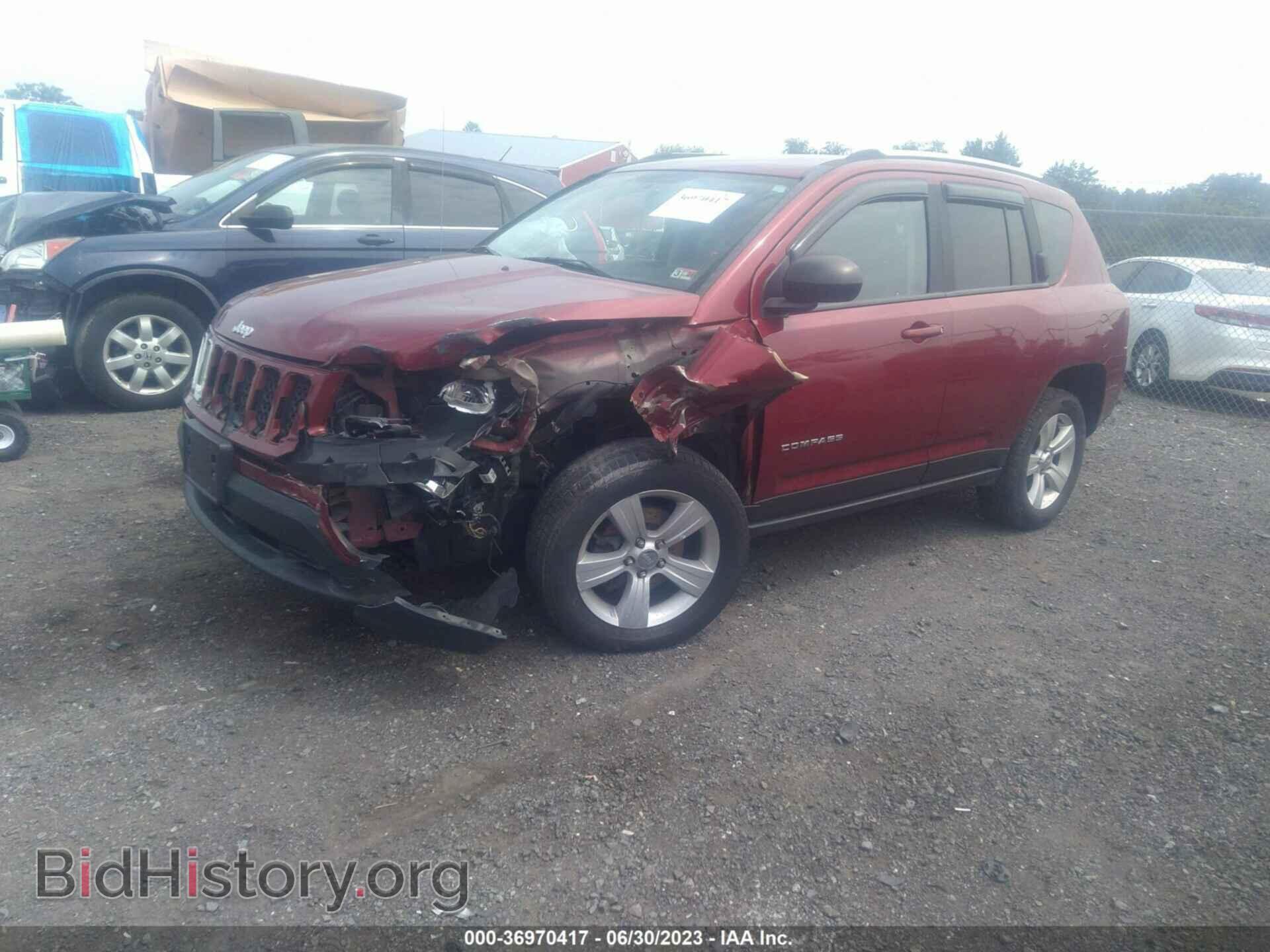 2016 JEEP COMPASS - VIN: 1C4NJDBB8GD657298 - Фото 2
