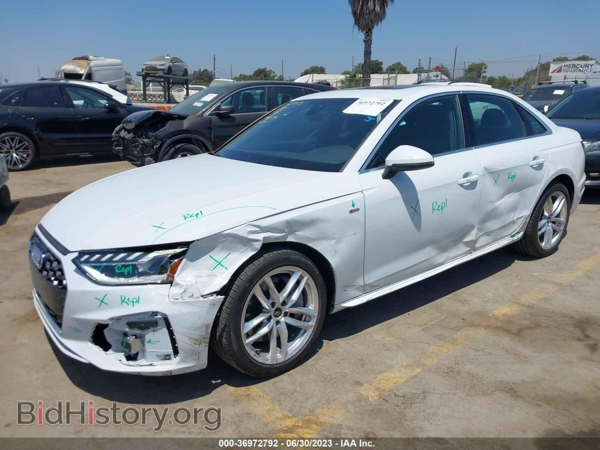 2020 AUDI A4 - VIN: WAUENAF47LN005823 - Фото 2