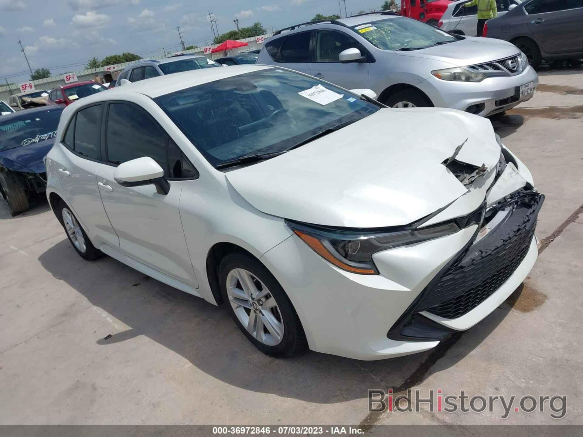 Photo JTND4RBE9L3087284 - TOYOTA COROLLA HATCHBACK 2020