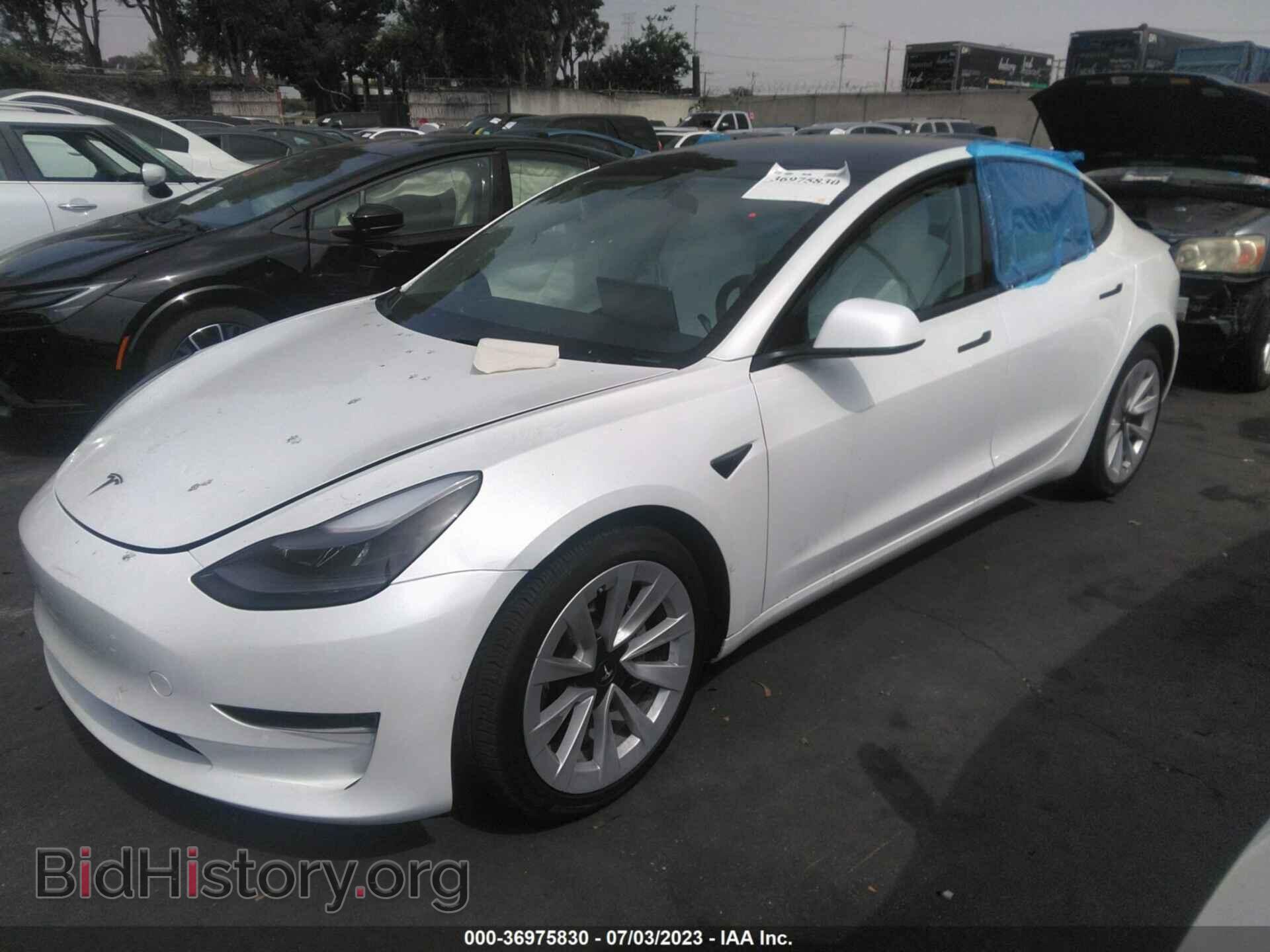 2022 TESLA MODEL 3 - VIN: 5YJ3E1EA1NF320295 - Photo 2