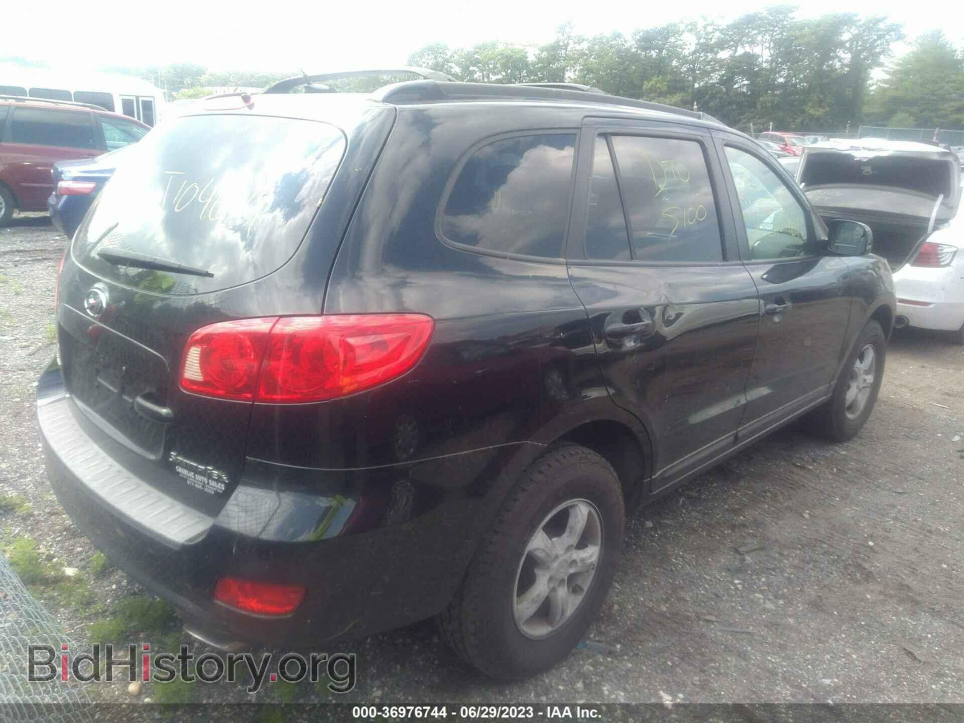 2007 HYUNDAI SANTA FE - VIN: 5NMSG13D97H093992 - Фото 4