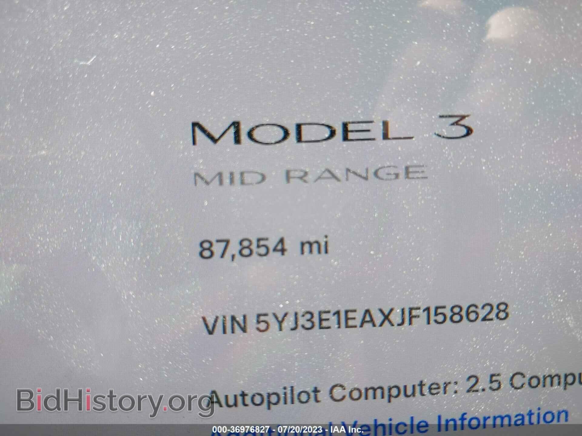2018 TESLA MODEL 3 - VIN: 5YJ3E1EAXJF158628 - Фото 15