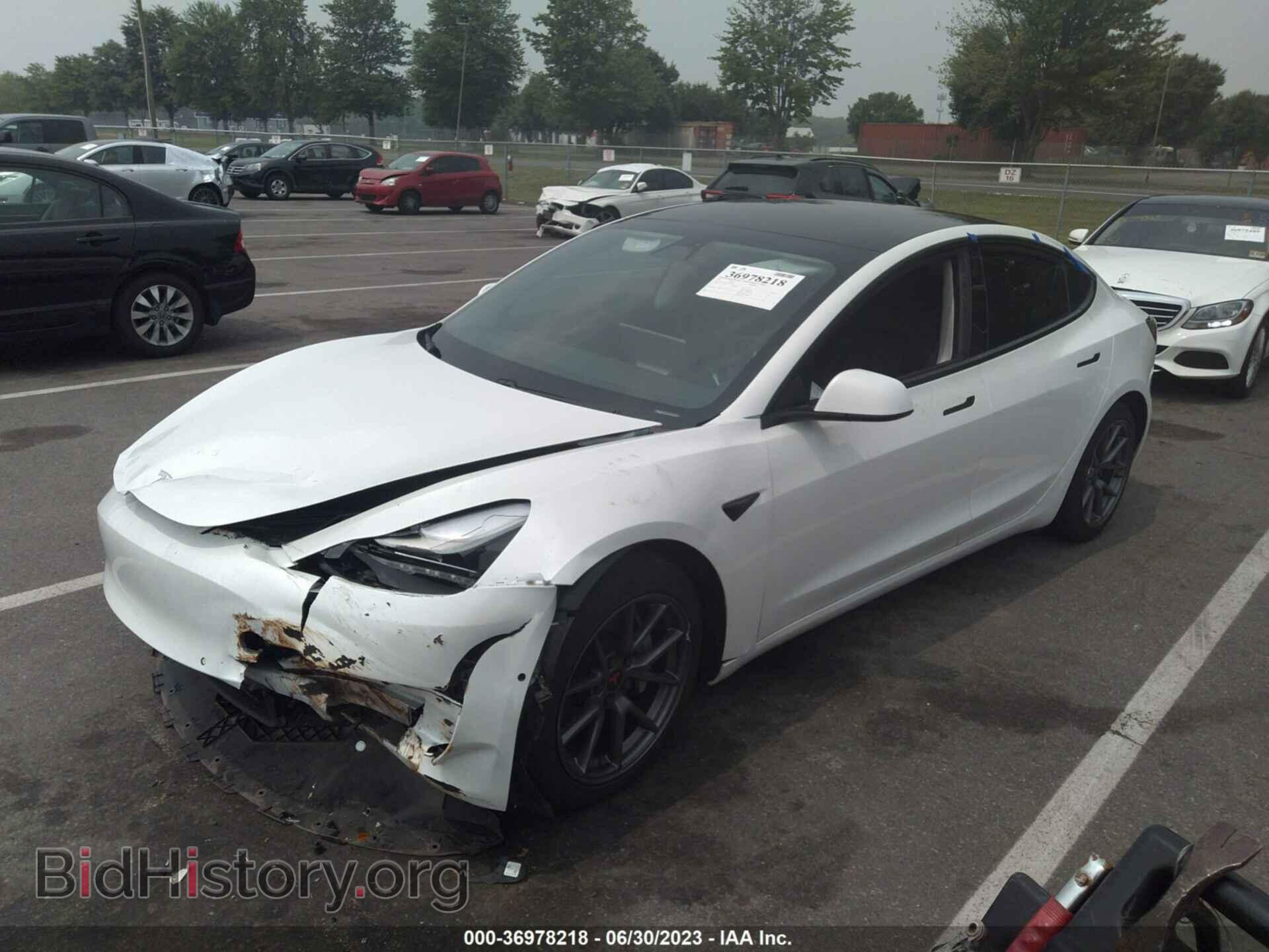 2021 TESLA MODEL 3 - VIN: 5YJ3E1EA1MF083418 - Photo 2