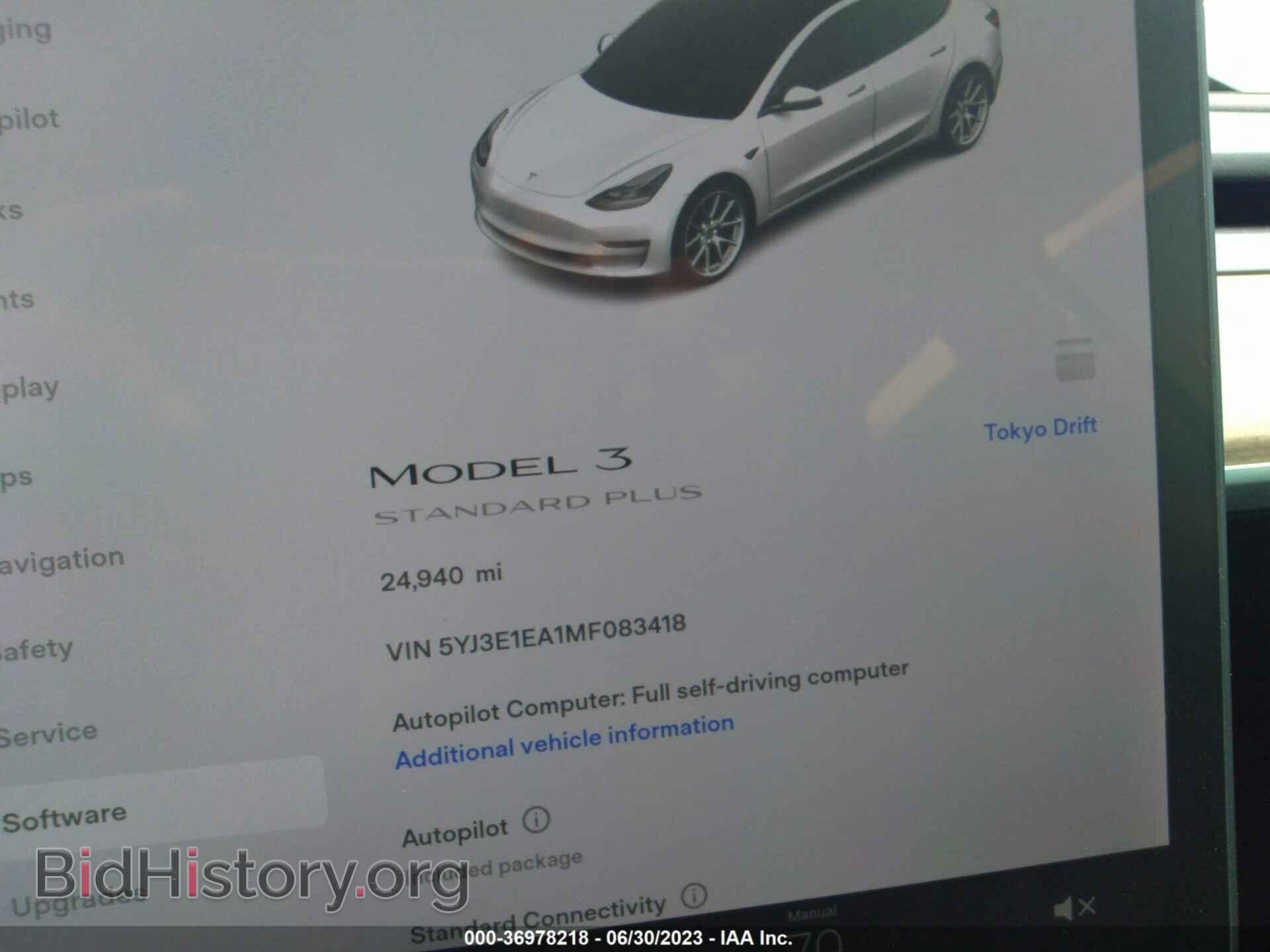 2021 TESLA MODEL 3 - VIN: 5YJ3E1EA1MF083418 - Photo 7