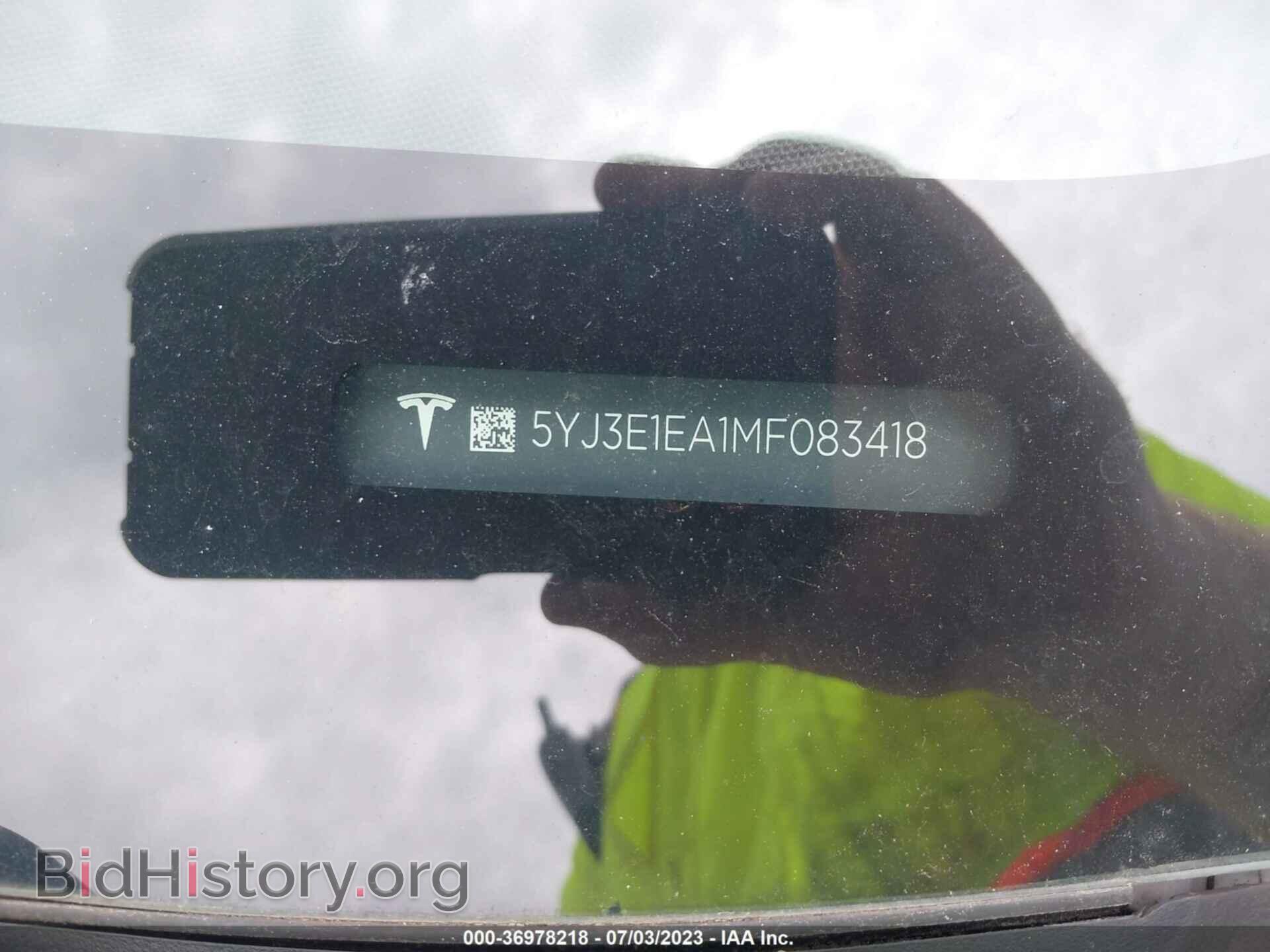 2021 TESLA MODEL 3 - VIN: 5YJ3E1EA1MF083418 - Photo 9