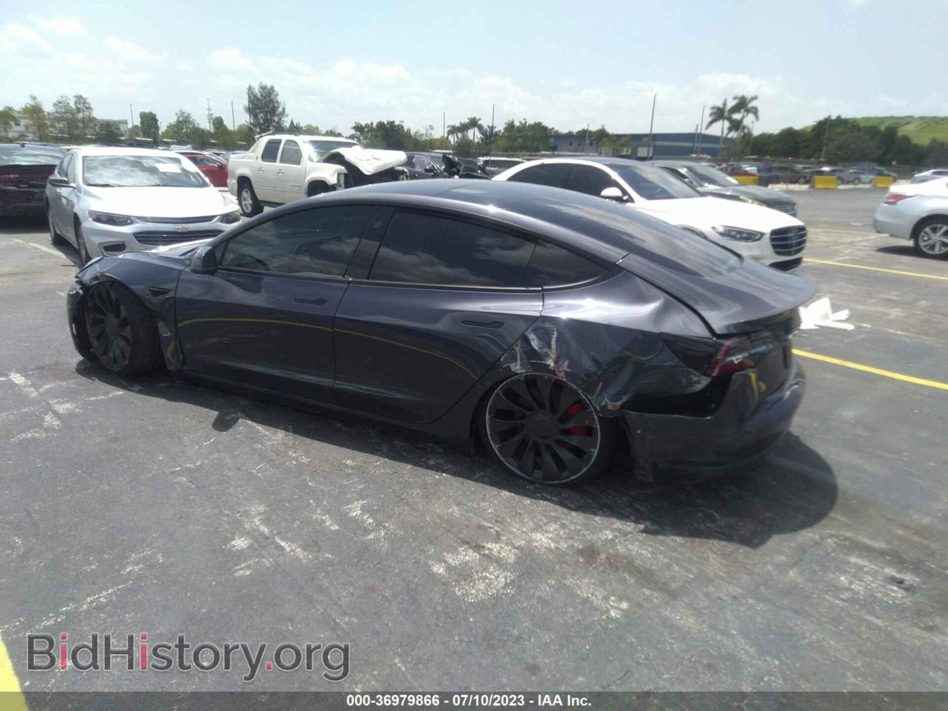 2022 TESLA MODEL 3 - VIN: 5YJ3E1ECXNF232699 - Фото 3