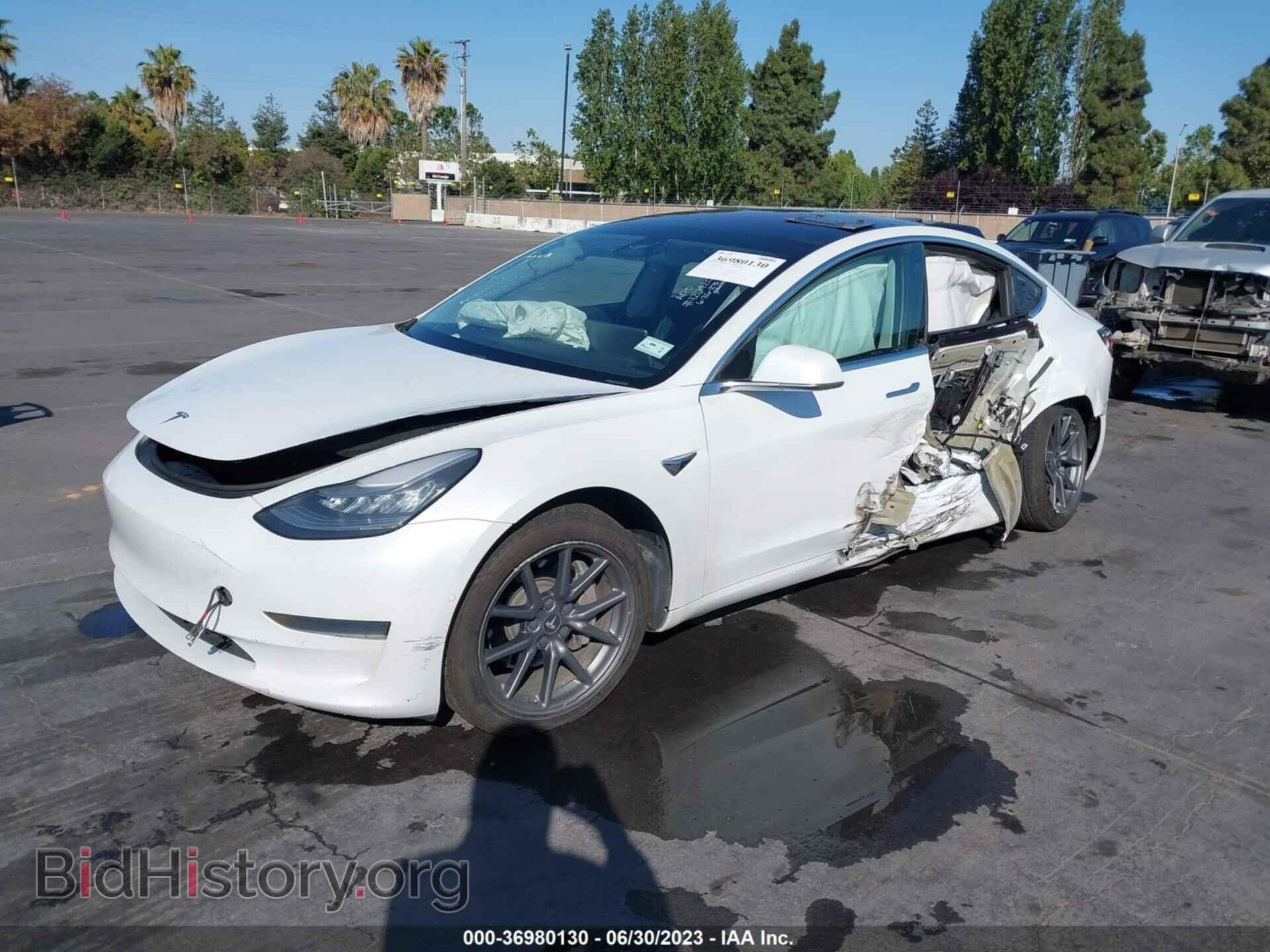 2020 TESLA MODEL 3 - VIN: 5YJ3E1EAXLF504549 - Фото 2