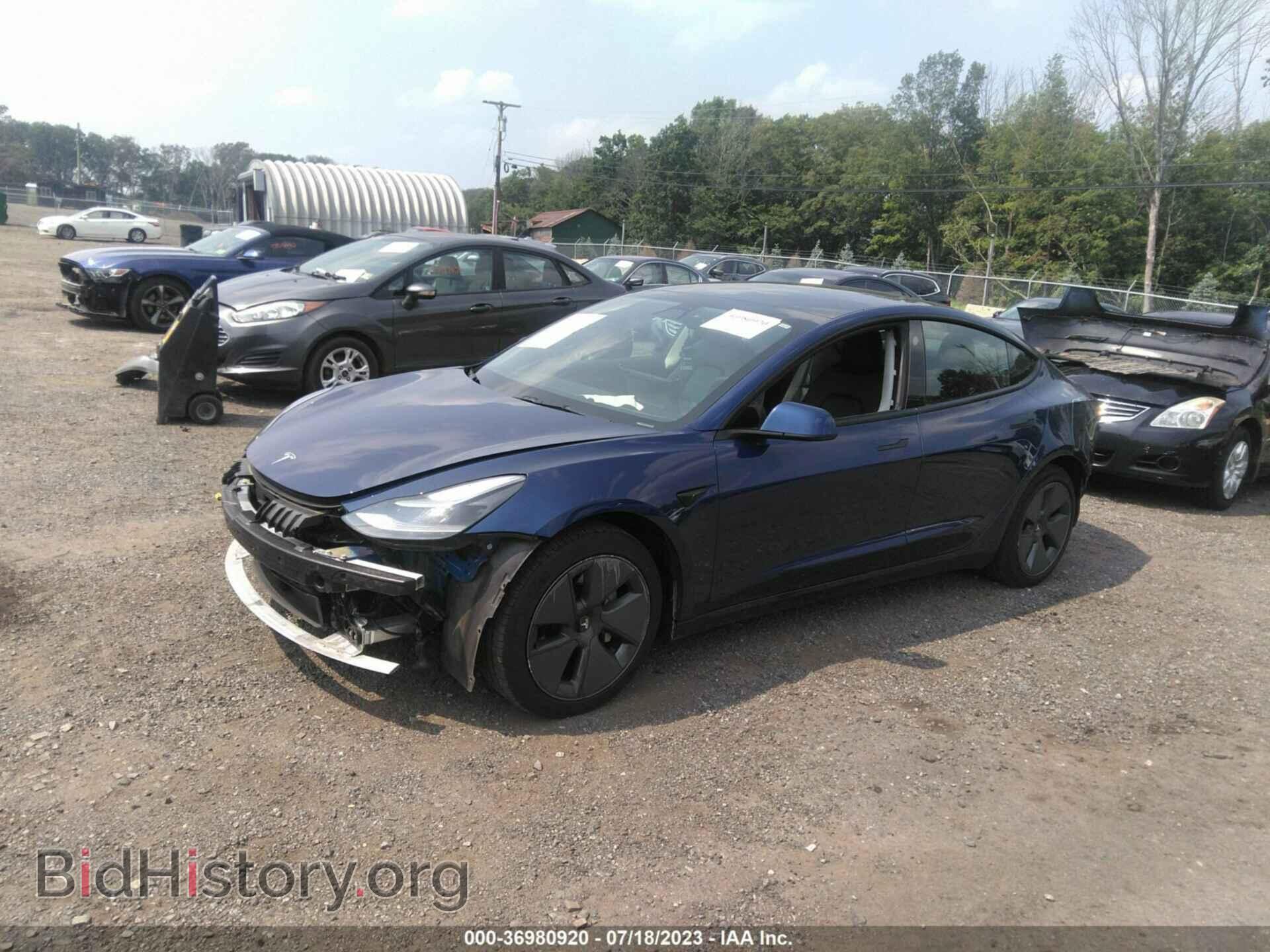 2022 TESLA MODEL 3 - VIN: 5YJ3E1EA9NF109698 - Photo 2