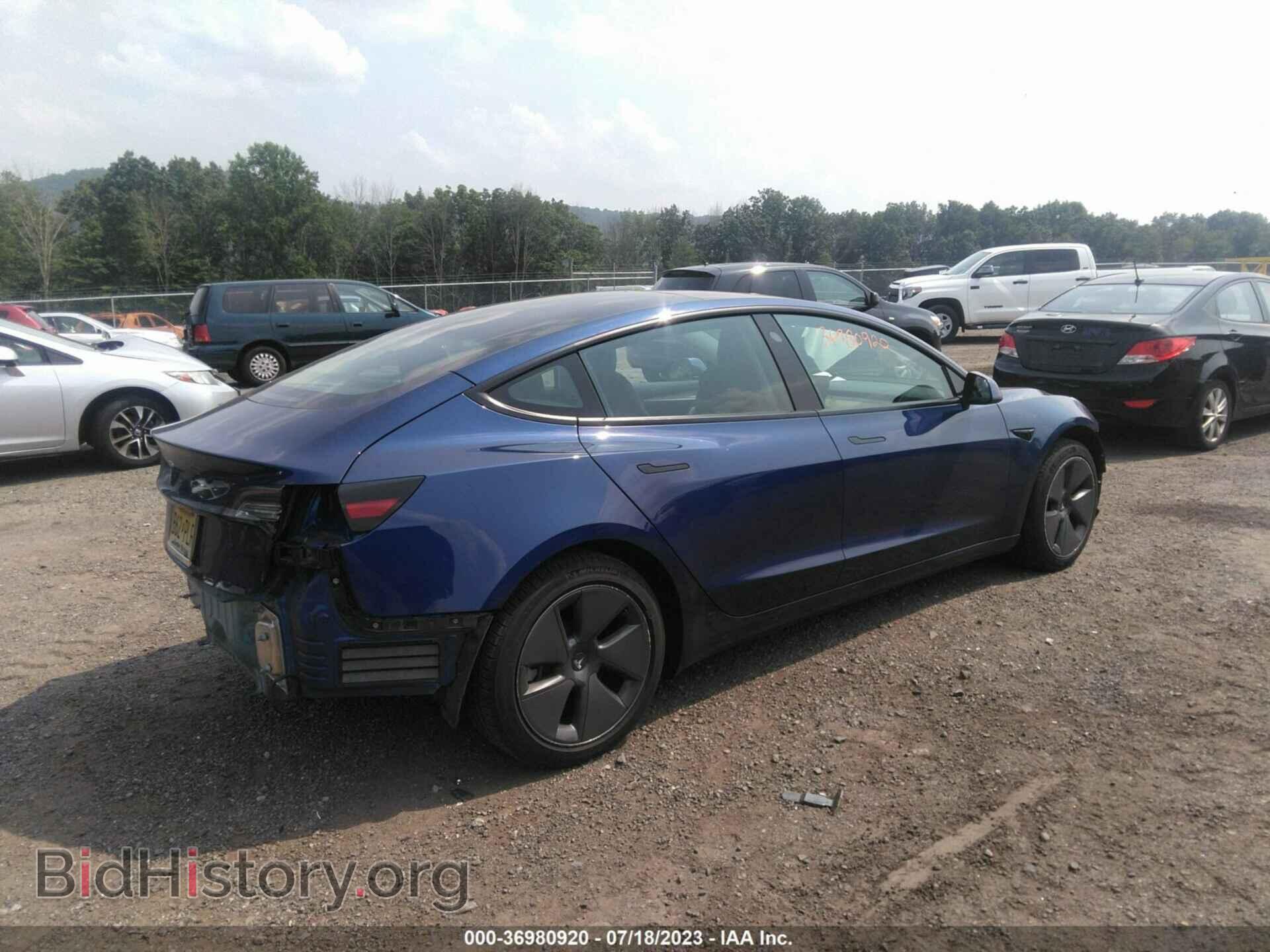 2022 TESLA MODEL 3 - VIN: 5YJ3E1EA9NF109698 - Photo 4