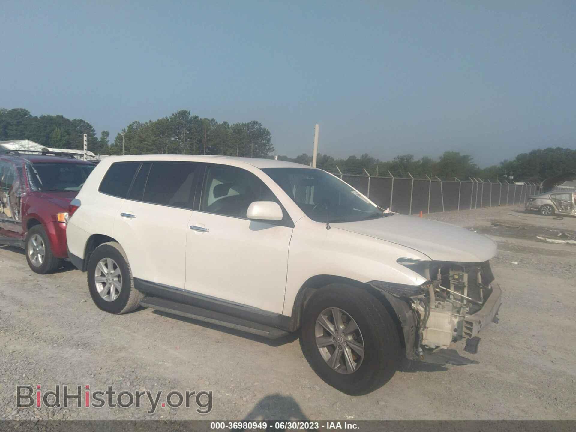 Фотография 5TDZA3EH0CS020223 - TOYOTA HIGHLANDER 2012