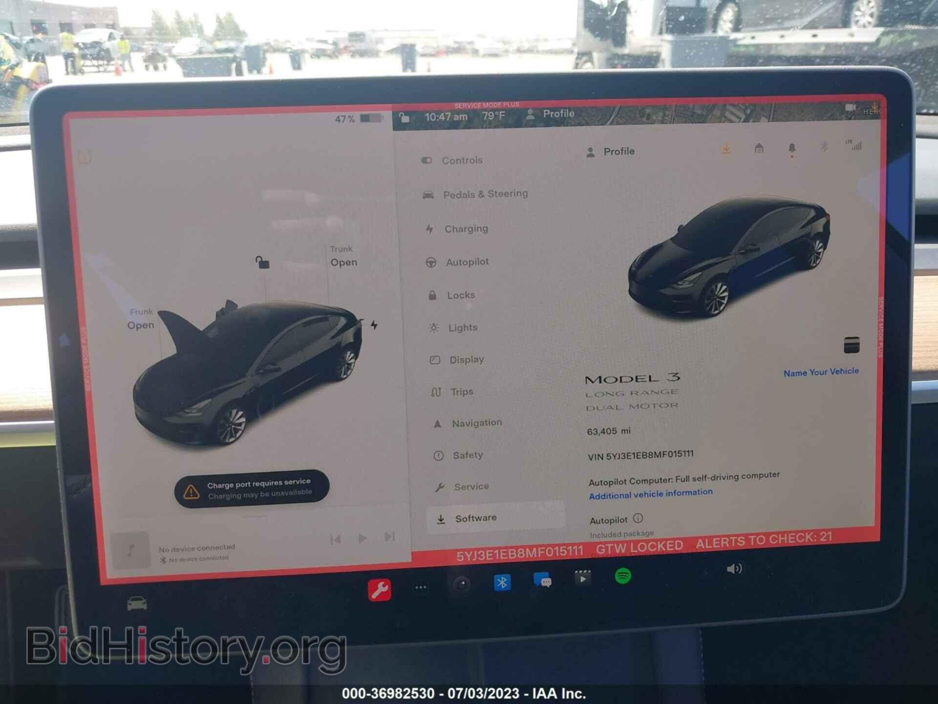 2021 TESLA MODEL 3 - VIN: 5YJ3E1EB8MF015111 - Photo 7