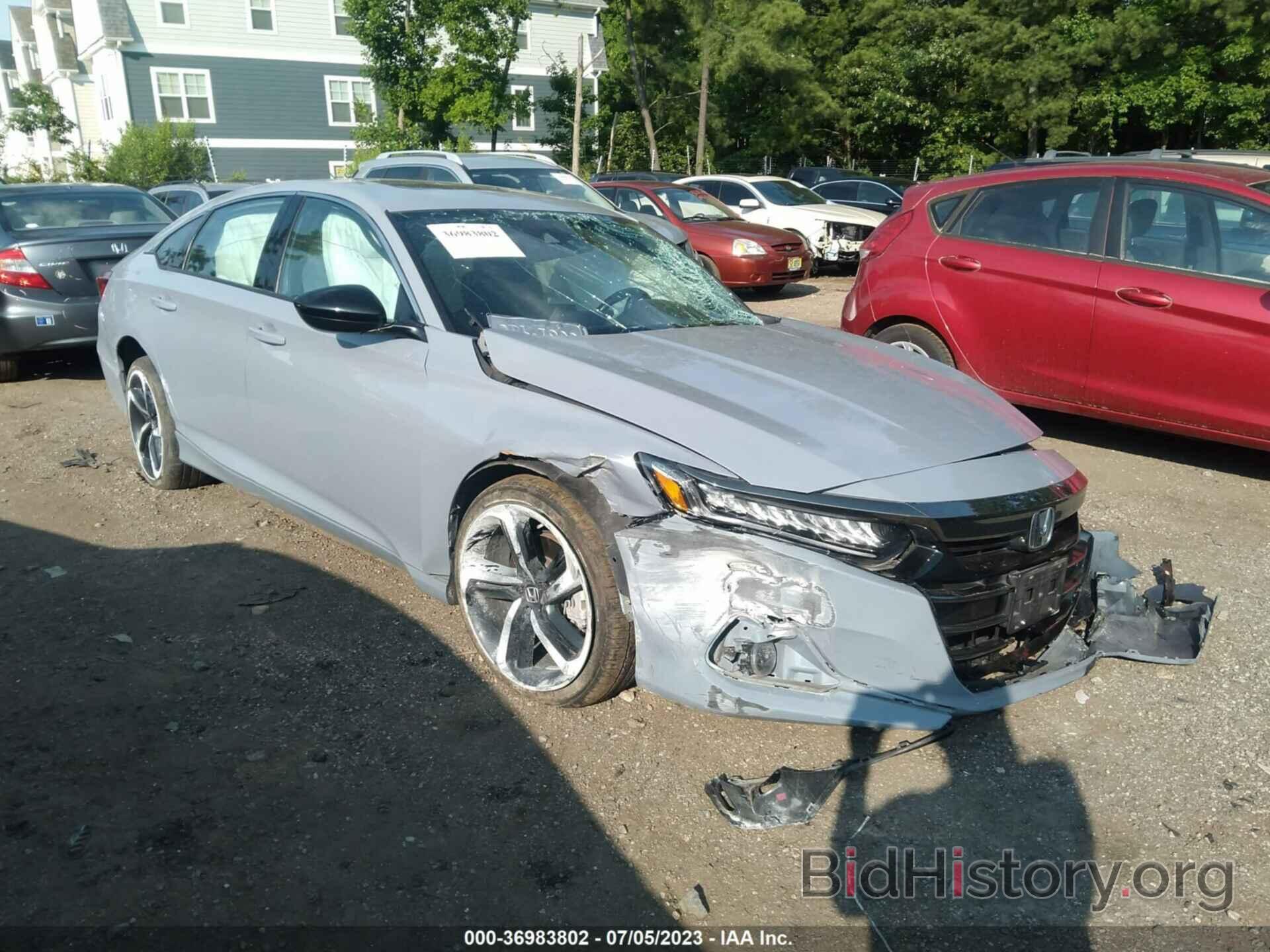 Photo 1HGCV2F32MA029674 - HONDA ACCORD SEDAN 2021