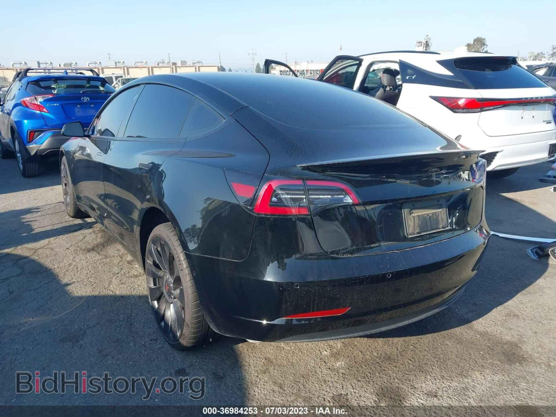 2022 TESLA MODEL 3 - VIN: 5YJ3E1EC8NF208675 - Фото 3