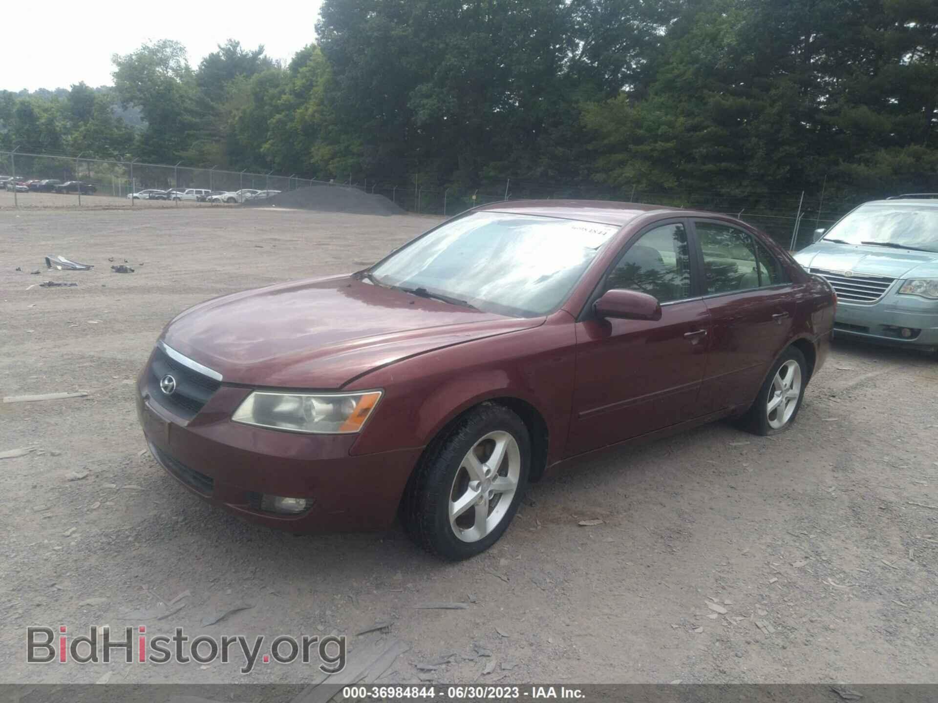 2007 HYUNDAI SONATA - VIN: 5NPEU46F87H242562 - Фото 2