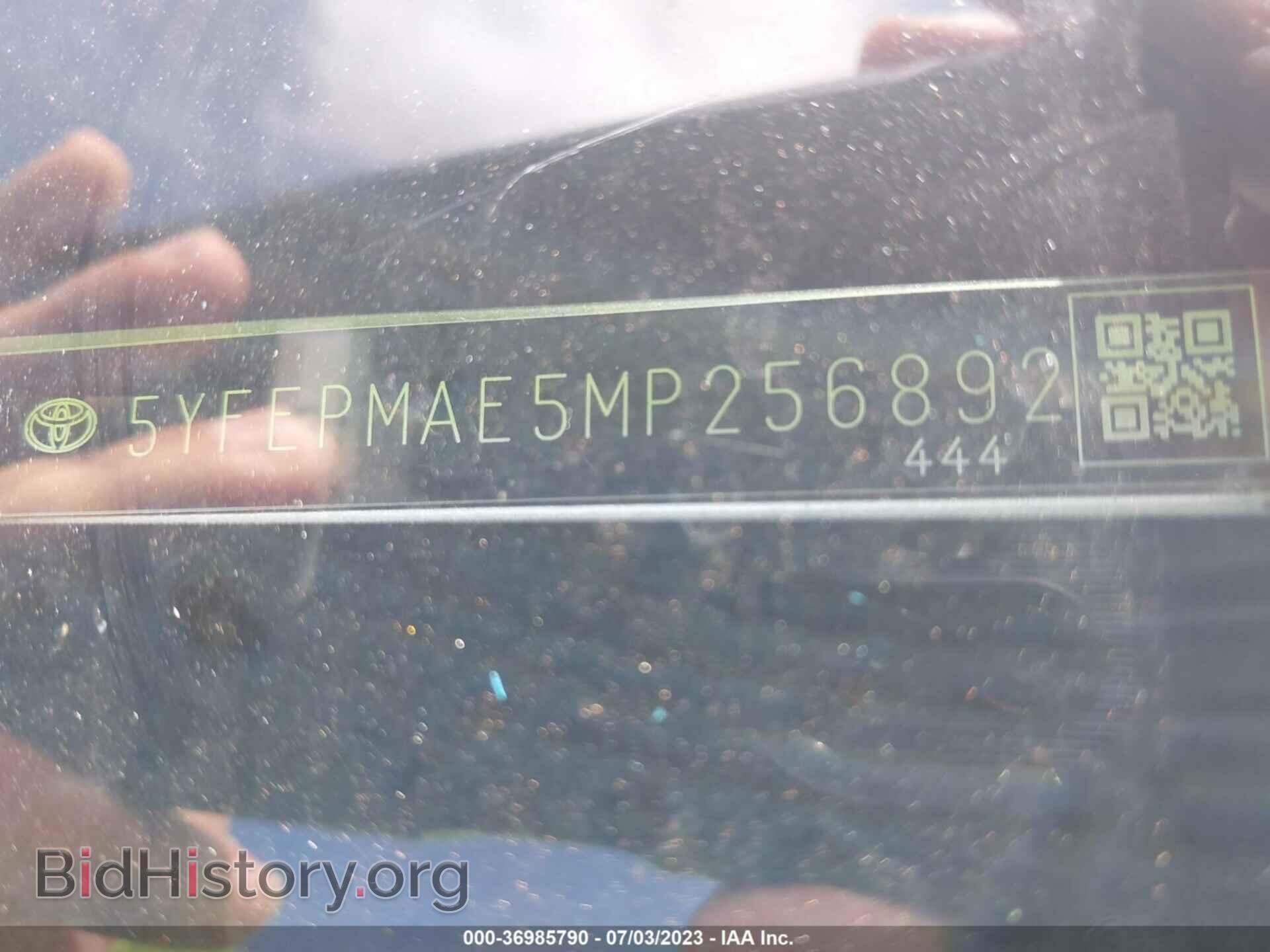 2021 TOYOTA COROLLA - VIN: 5YFEPMAE5MP256892 - Photo 9