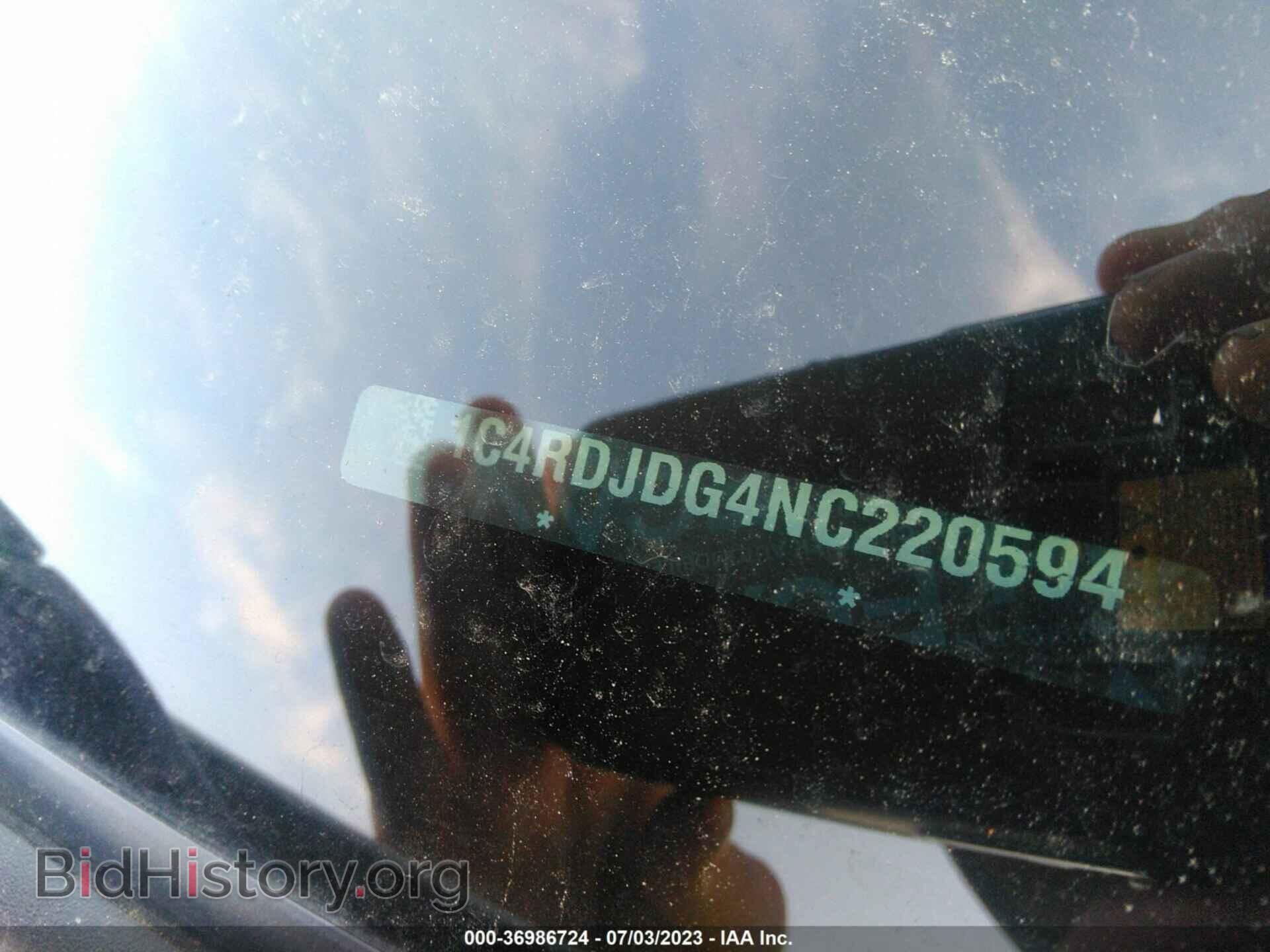 2022 DODGE DURANGO - VIN: 1C4RDJDG4NC220594 - Фото 9