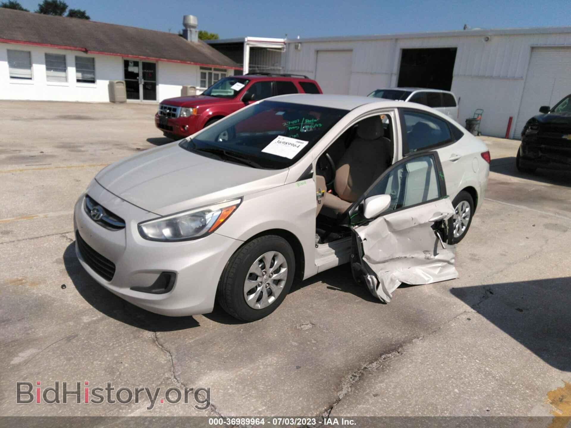 2016 HYUNDAI ACCENT - VIN: KMHCT4AE2GU077487 - Фото 2