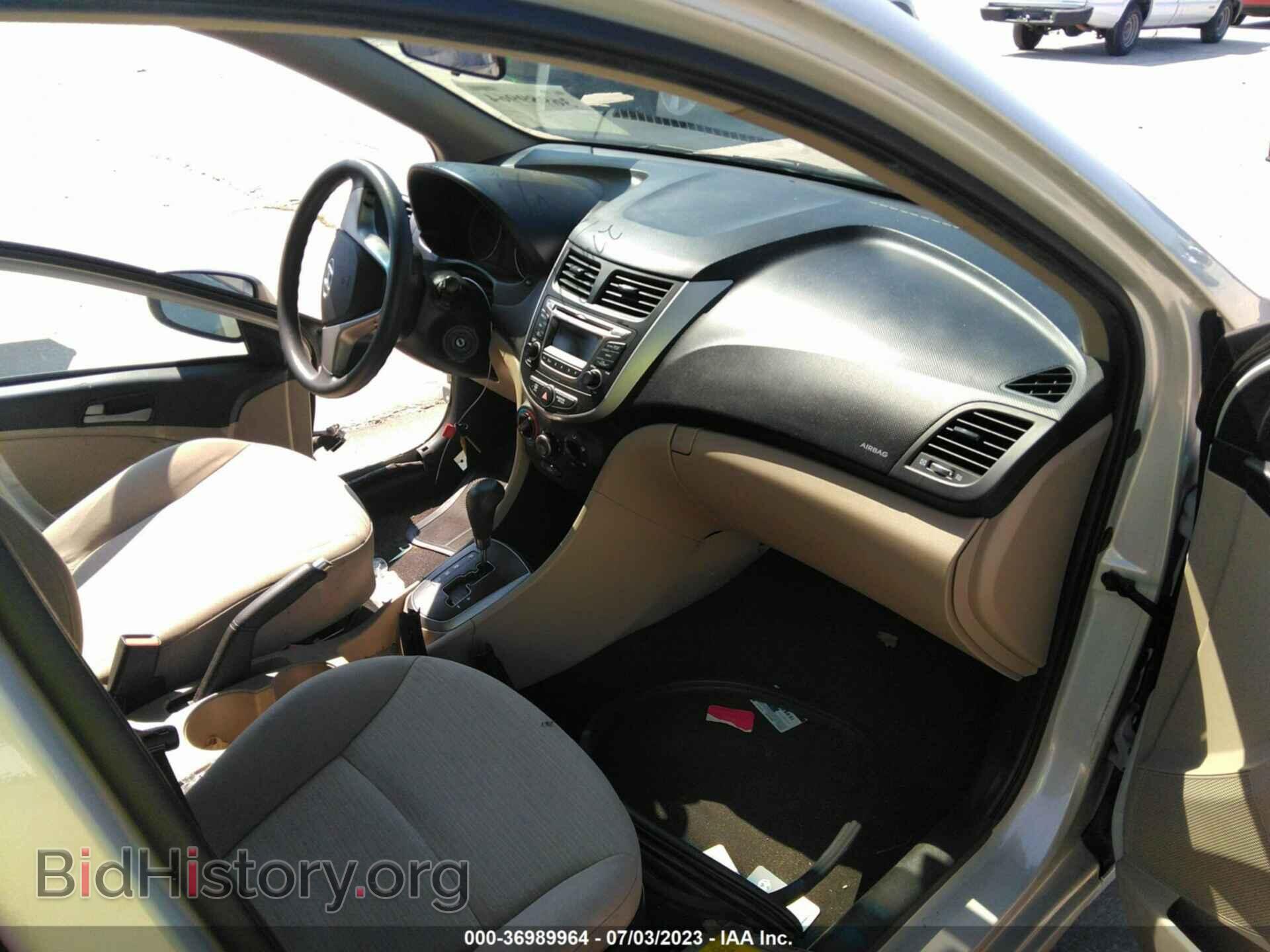 2016 HYUNDAI ACCENT - VIN: KMHCT4AE2GU077487 - Фото 5
