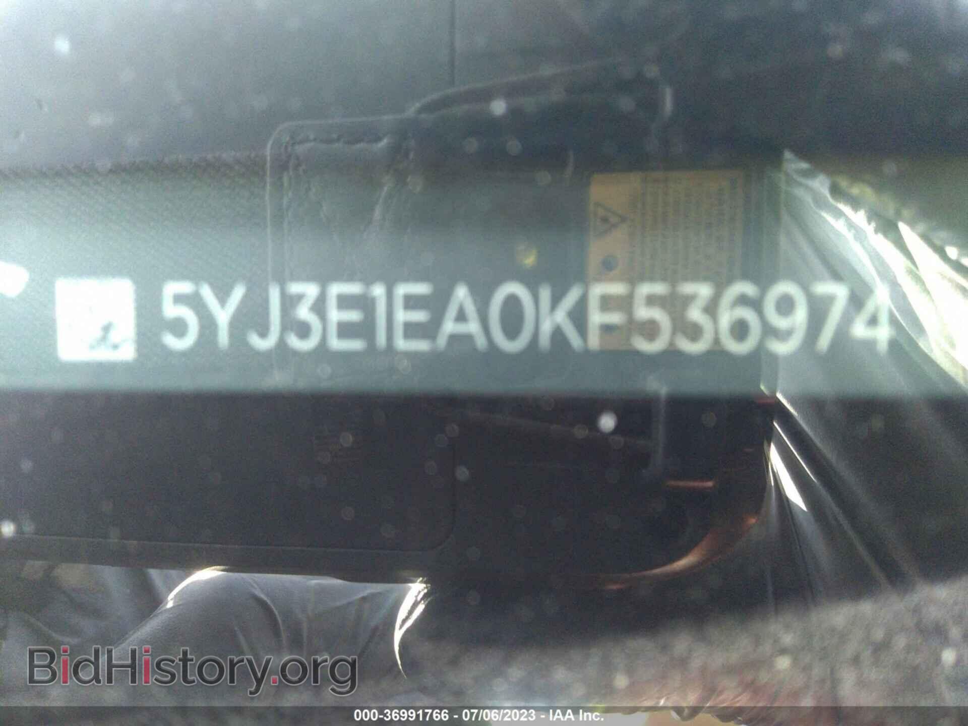 2019 TESLA MODEL 3 - VIN: 5YJ3E1EA0KF536974 - Фото 9